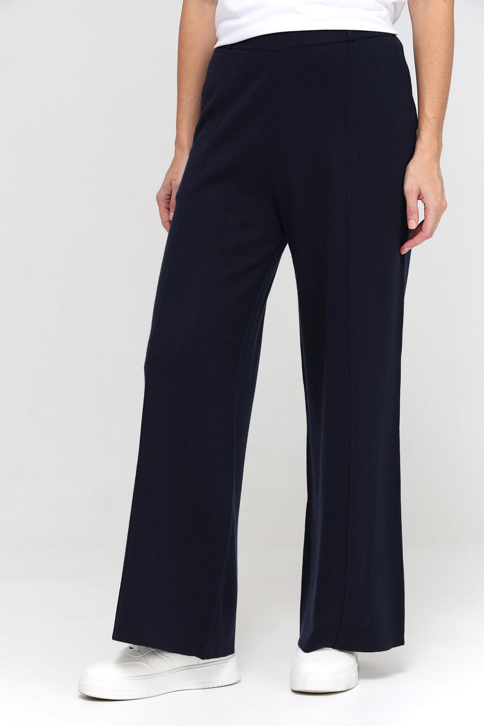 Брюки палаццо UNQ темно-синие