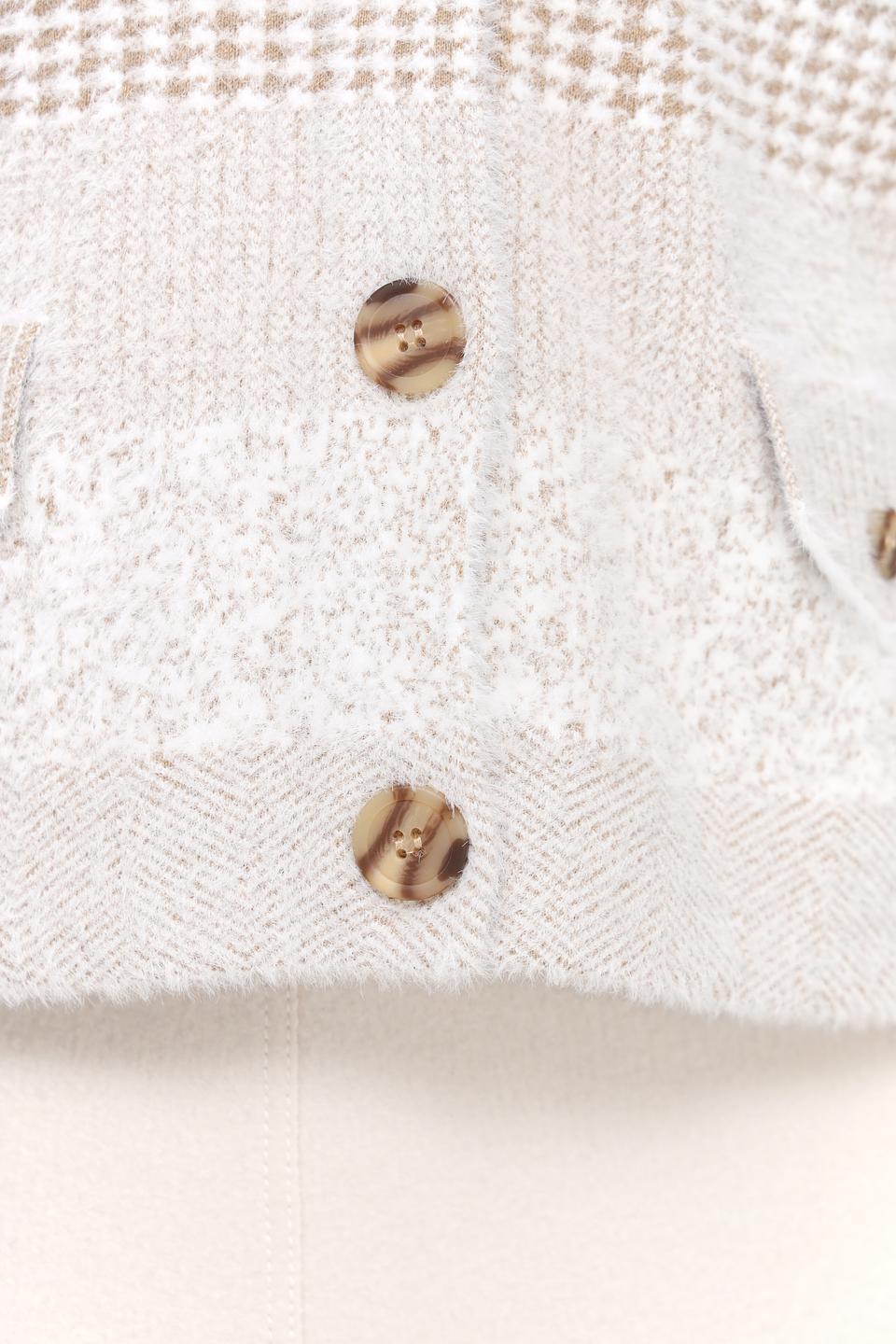 Жакет Bianca вязаный бежевый