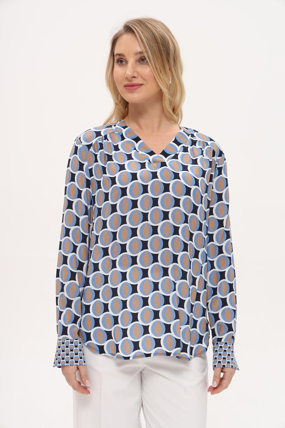 Блуза Frank Walder с геометрическим принтом