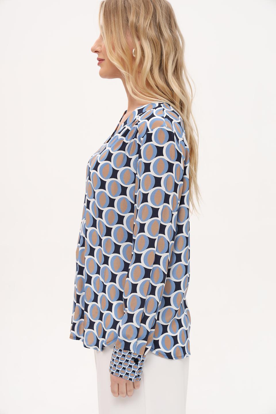 Блуза Frank Walder с геометрическим принтом