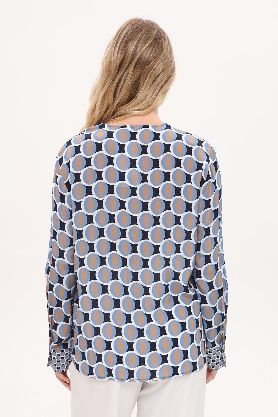 Блуза Frank Walder с геометрическим принтом
