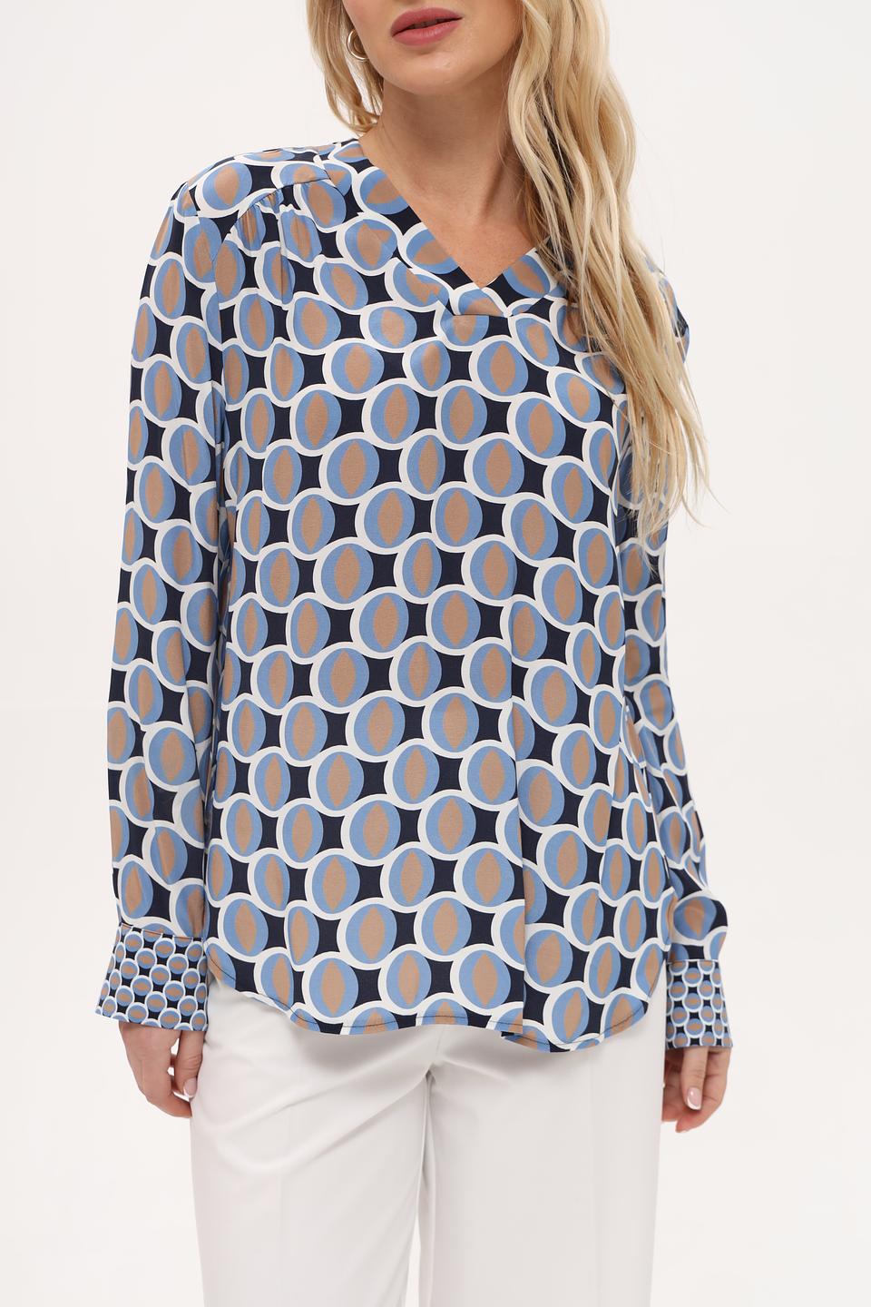 Блуза Frank Walder с геометрическим принтом