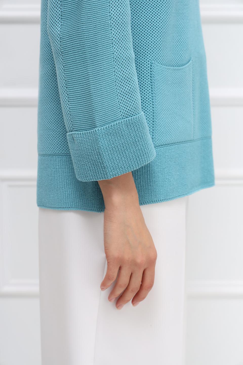 Пуловер Rabe collection бирюзовый