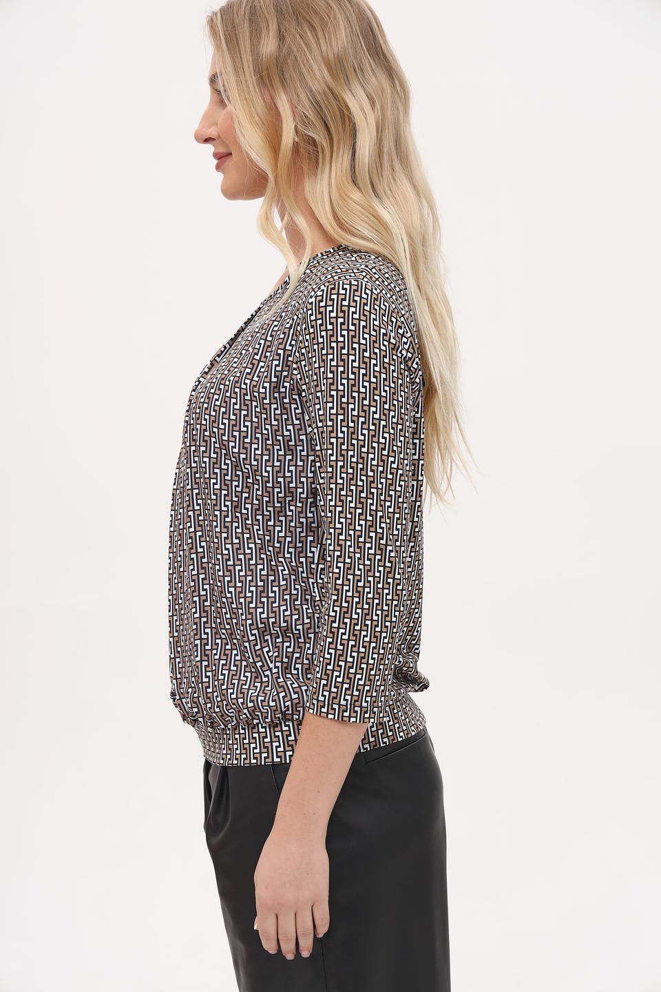 Блуза Frank Walder с геометрическим принтом