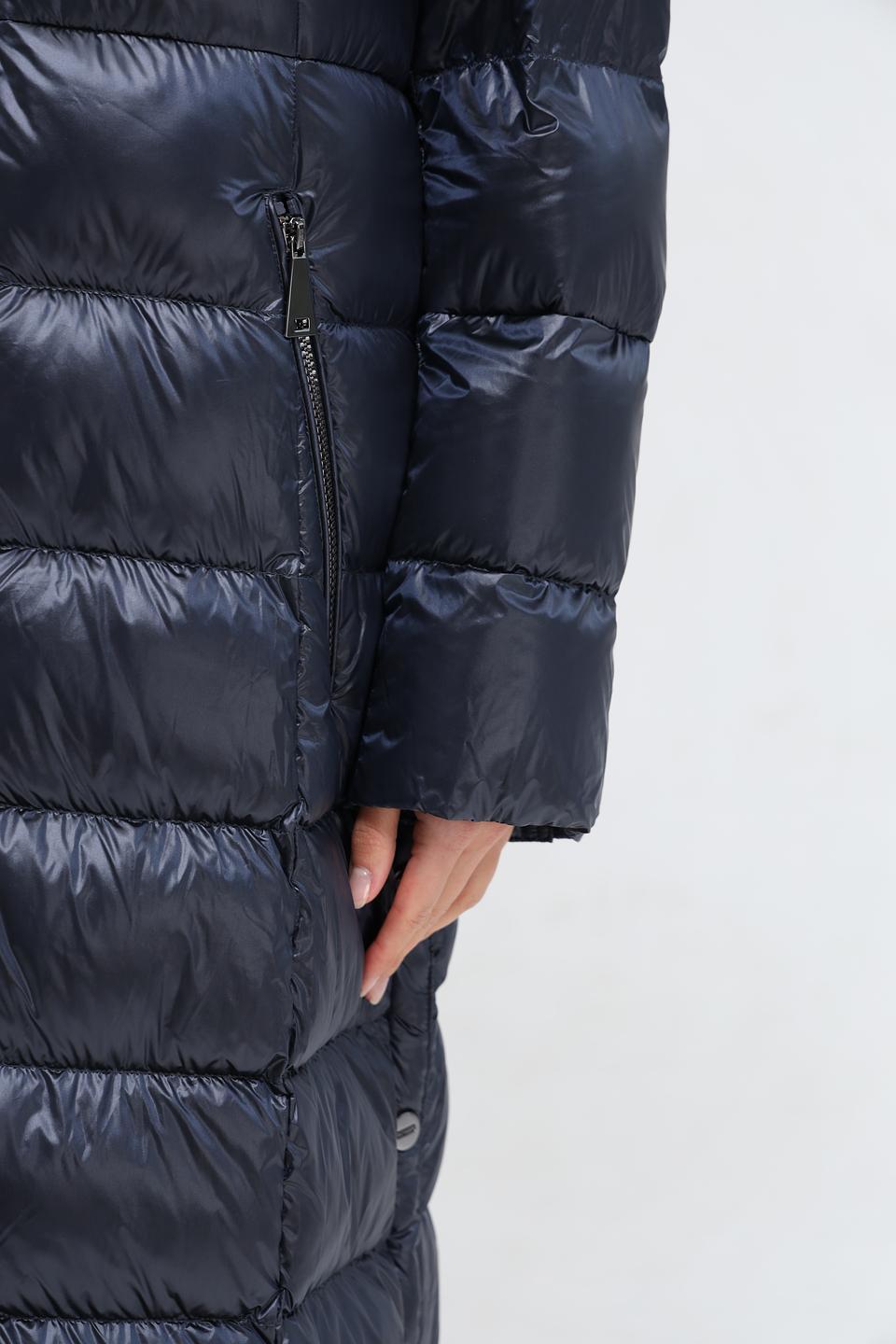 Пальто стеганое Betty Barclay темно-синее