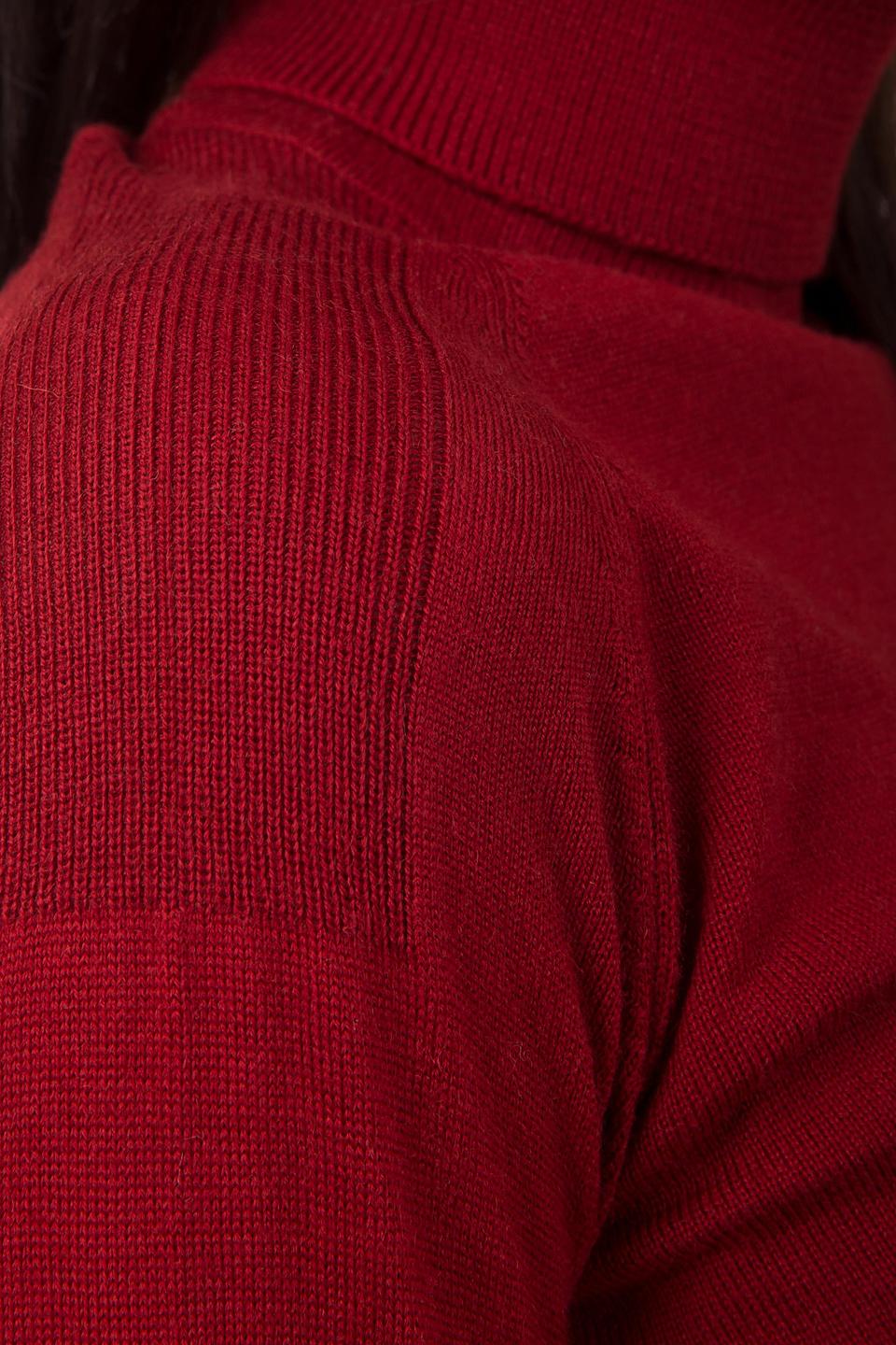 Водолазка Femme бордовая