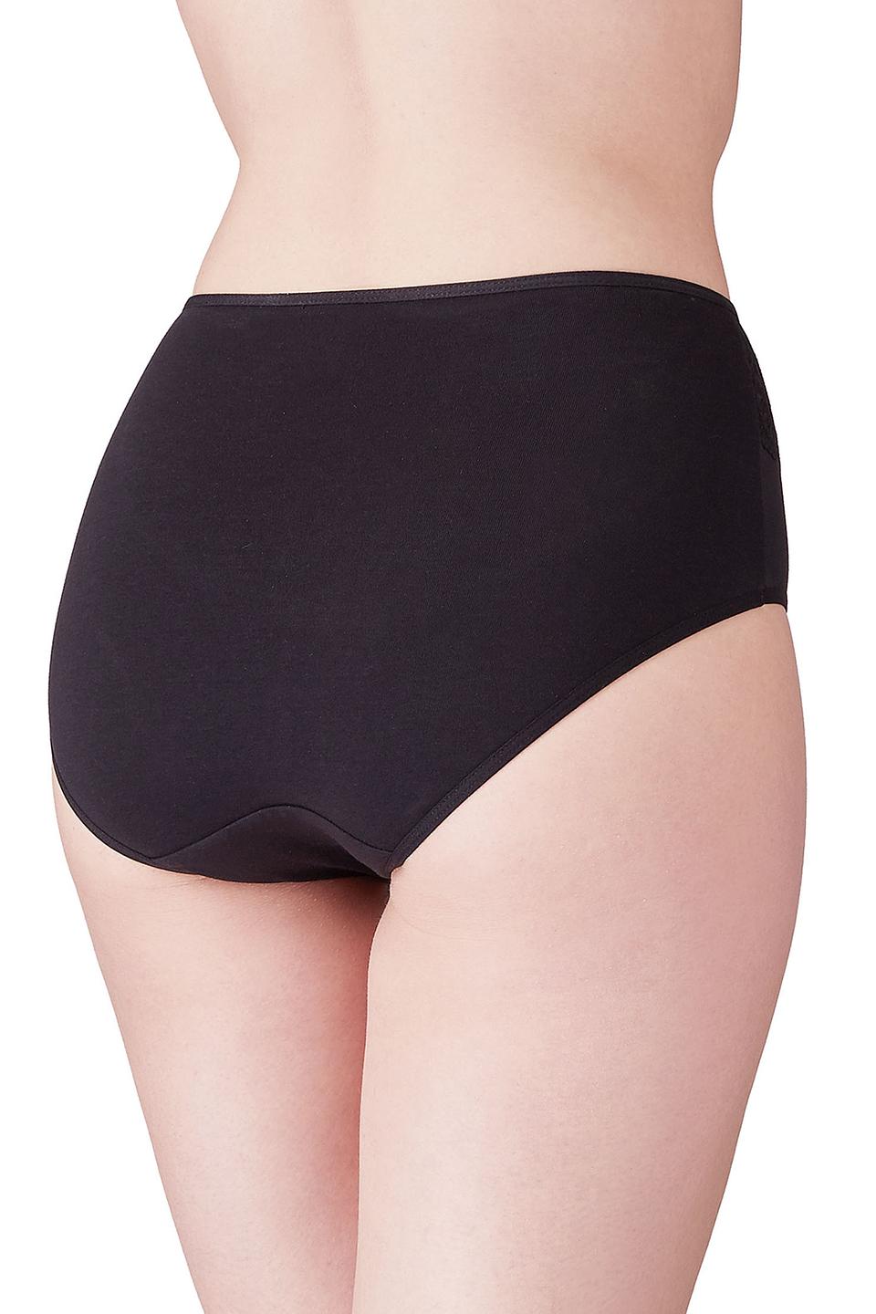 Трусы Lowry с кружевом чёрные