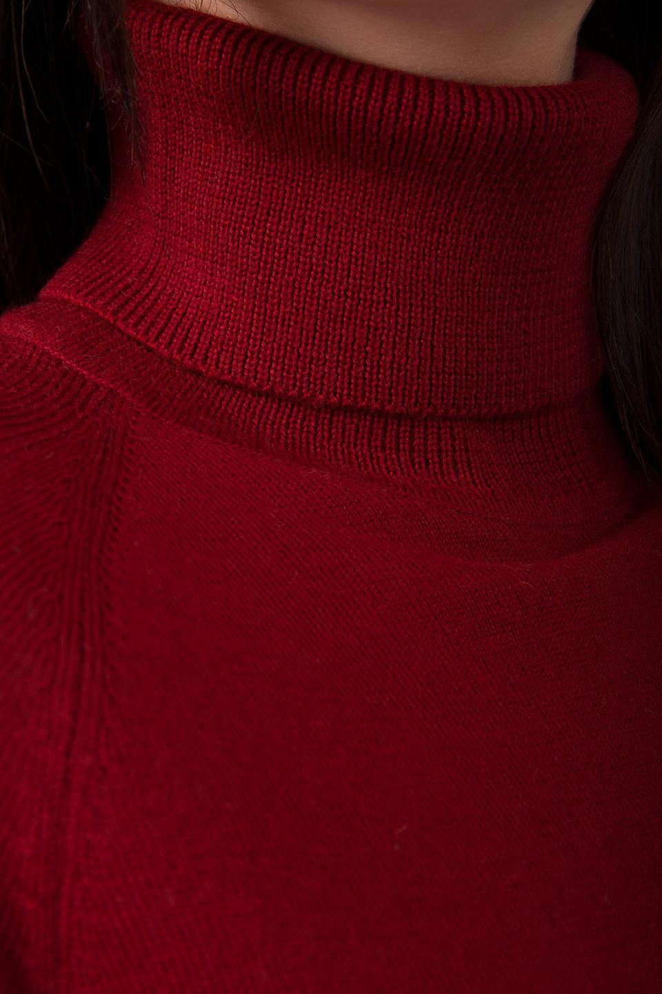 Водолазка Femme бордовая