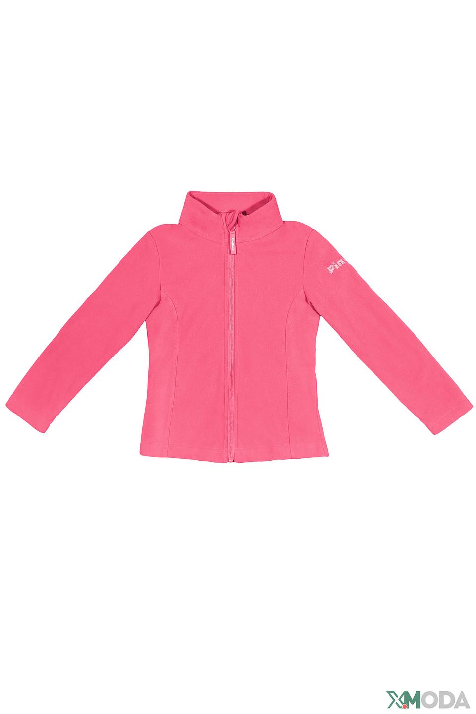 Кардиган для девочки PinBina розовый на молнии с принтом