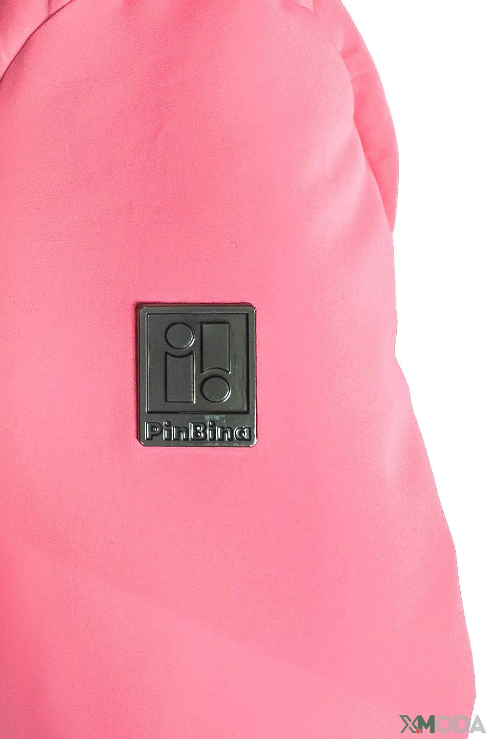 Куртка PinBina дев. розовая с мехом