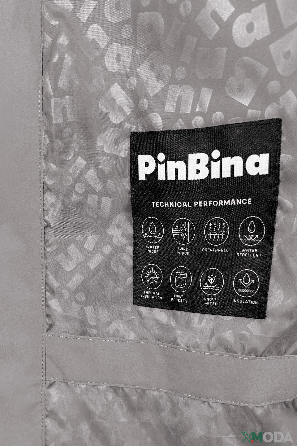 Пальто PinBina серое