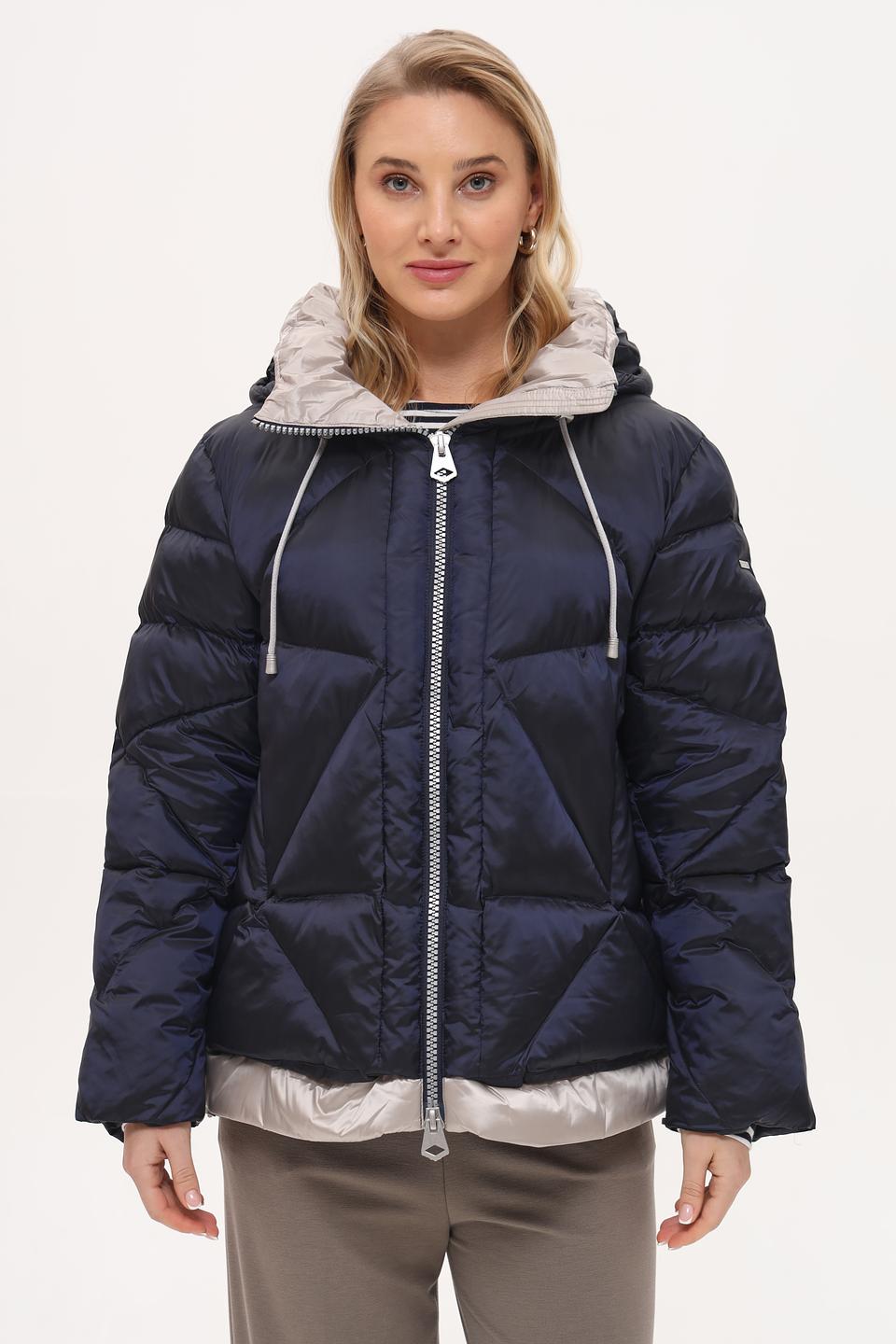 Куртка Baronia стеганая сине-серебристая