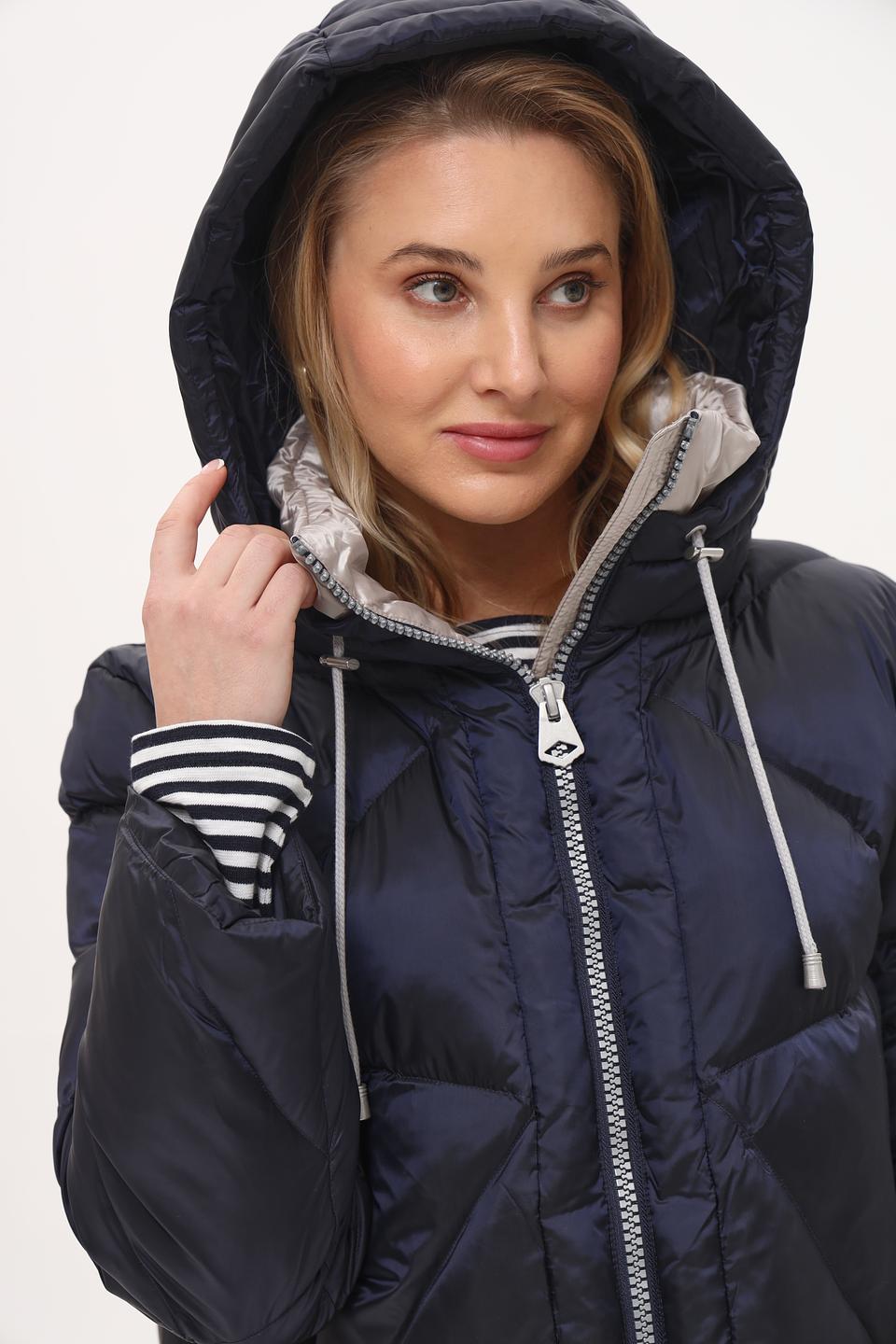 Куртка Baronia стеганая сине-серебристая