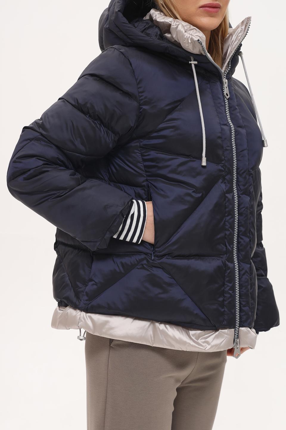 Куртка Baronia стеганая сине-серебристая