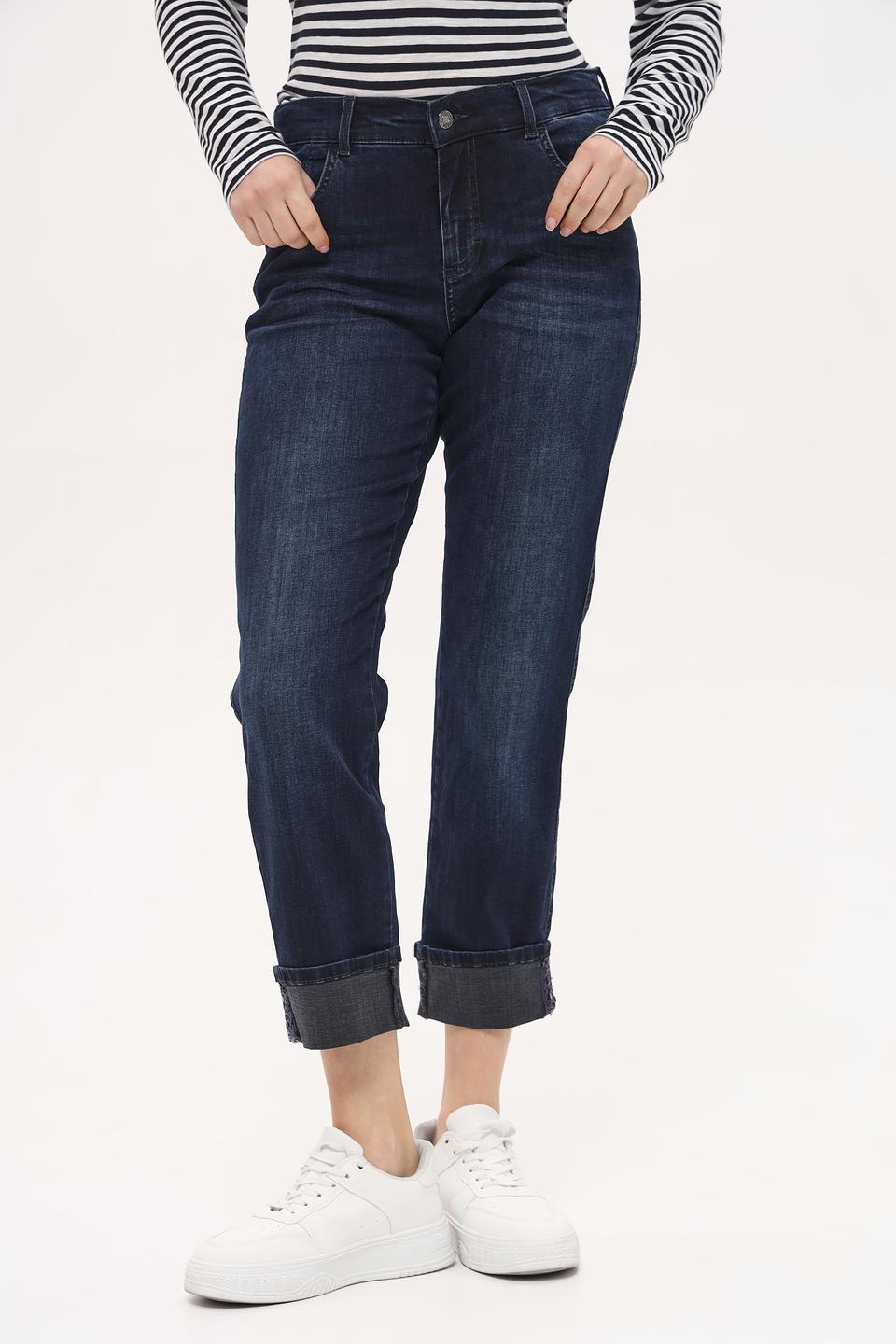 Джинсы Angels укороченные тёмно-синие