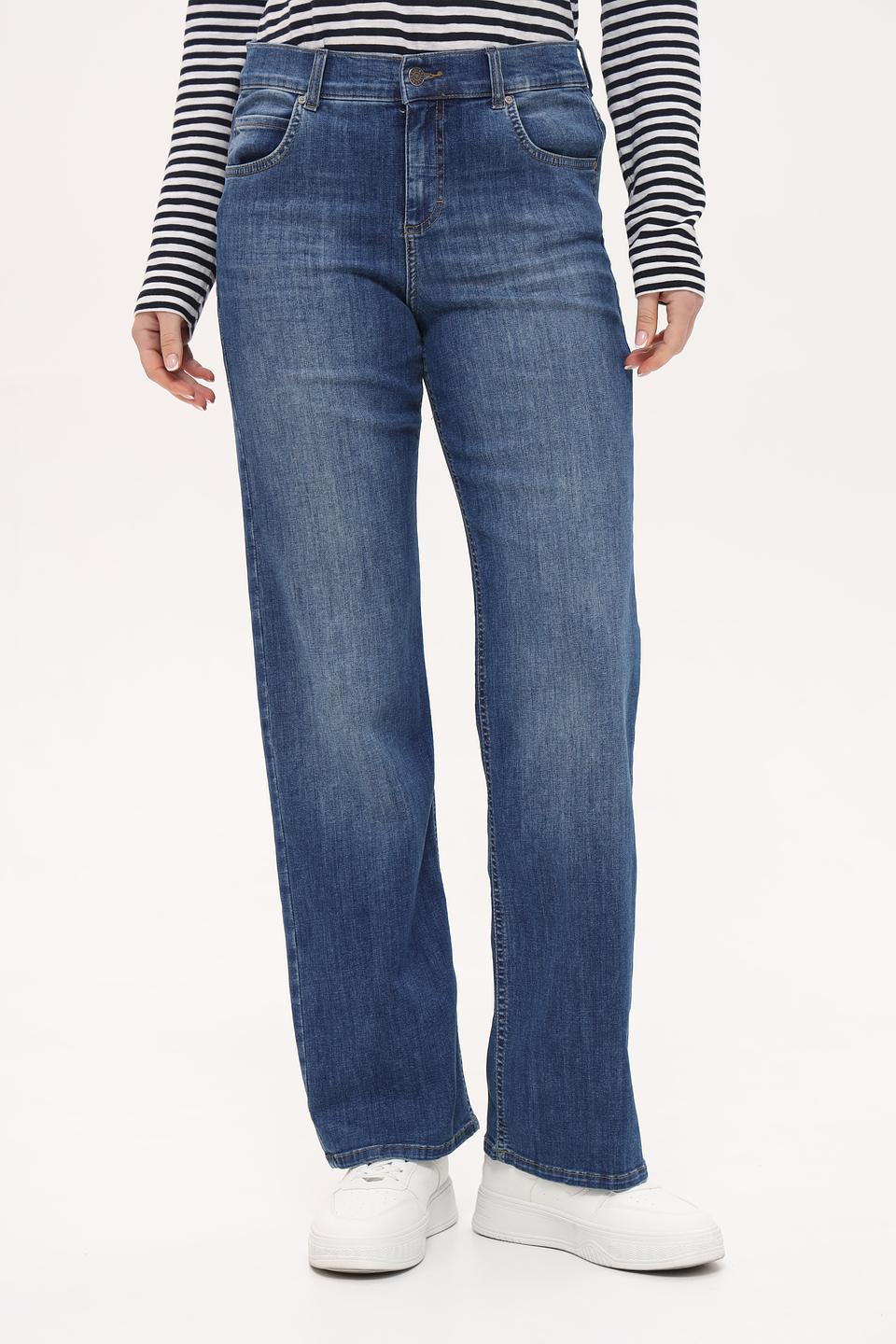 Джинсы Angels клеш синие