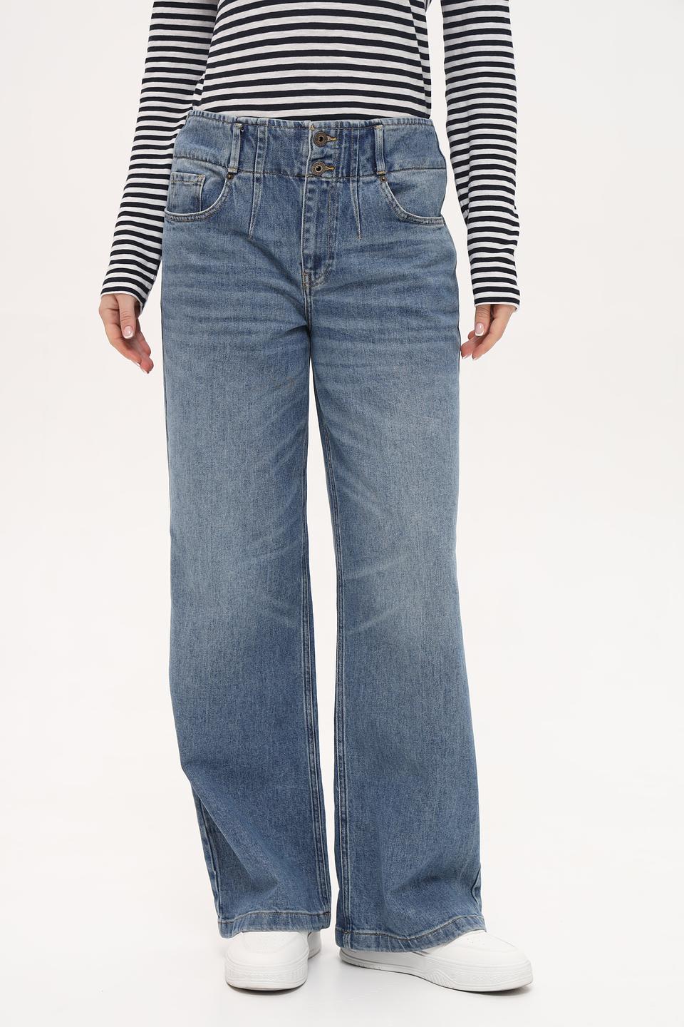 Джинсы клеш Marc Aurel голубые