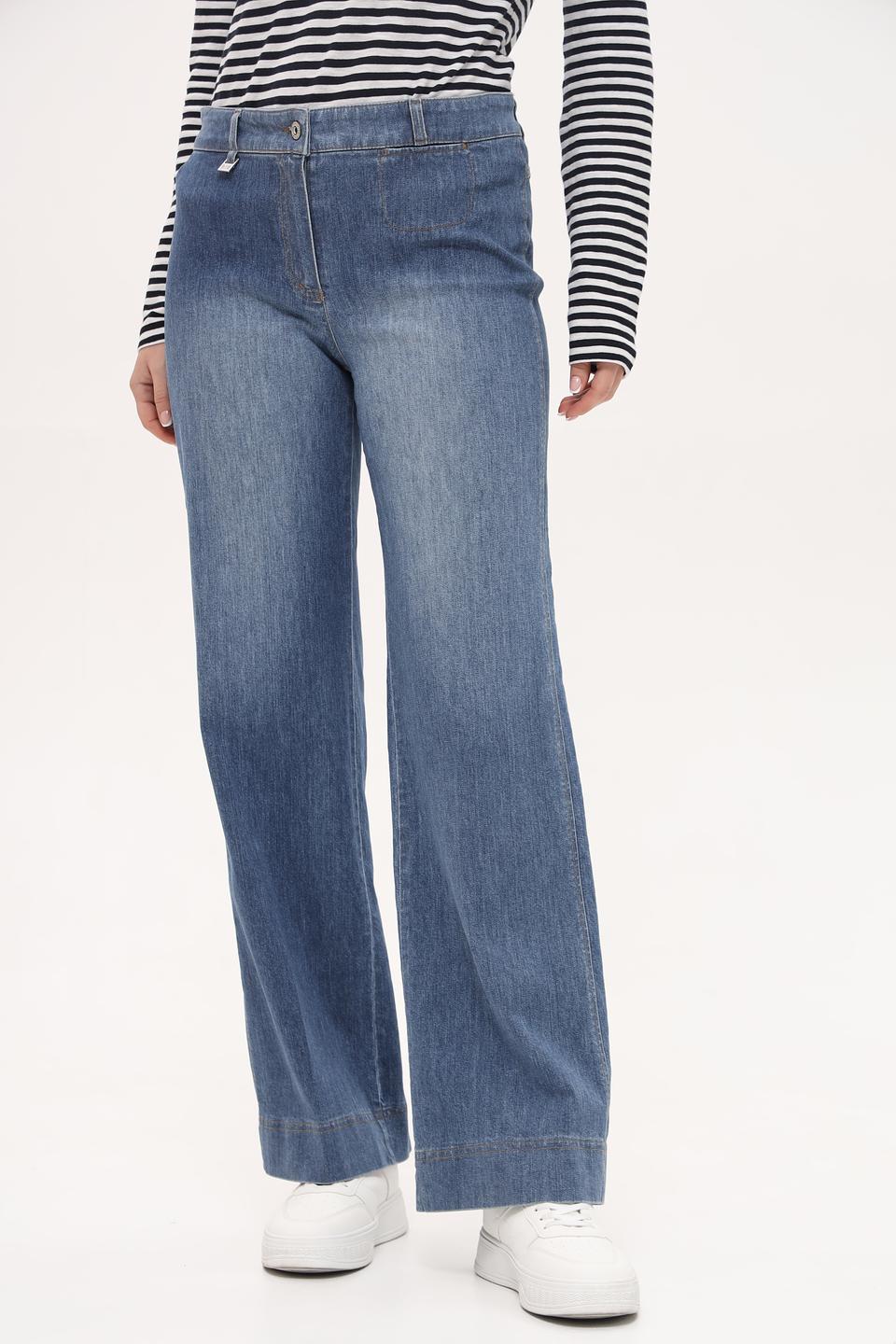 Джинсы Bianca клеш голубой