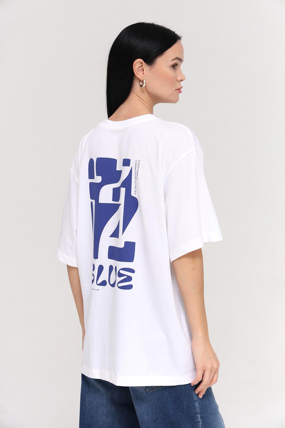 Футболка Tom Tailor denim белый