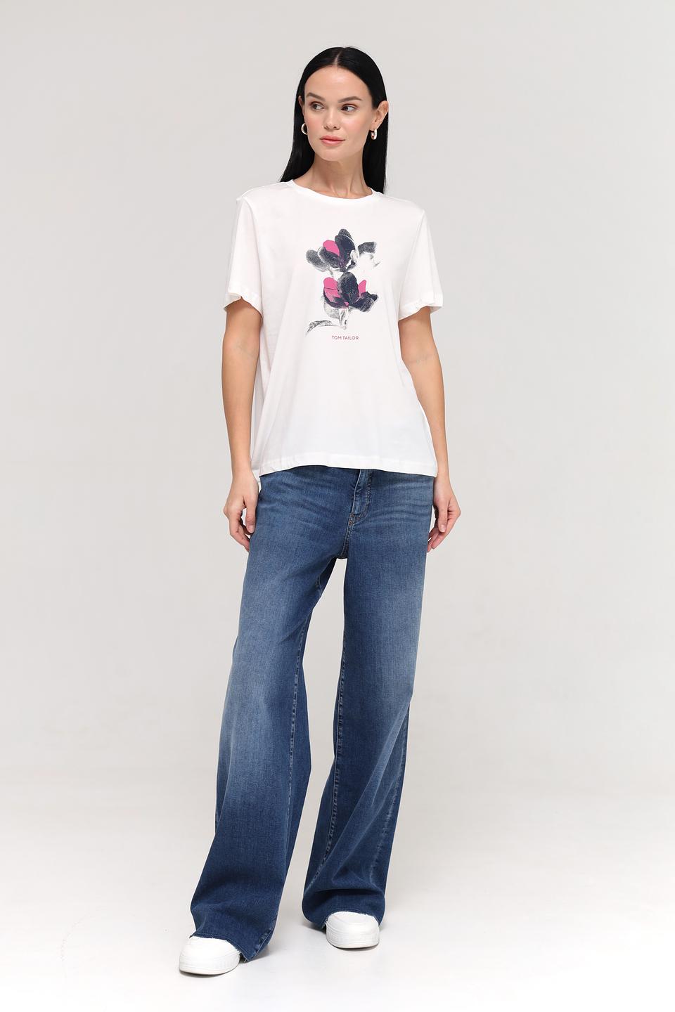 Футболка Tom Tailor с цветочным принтом