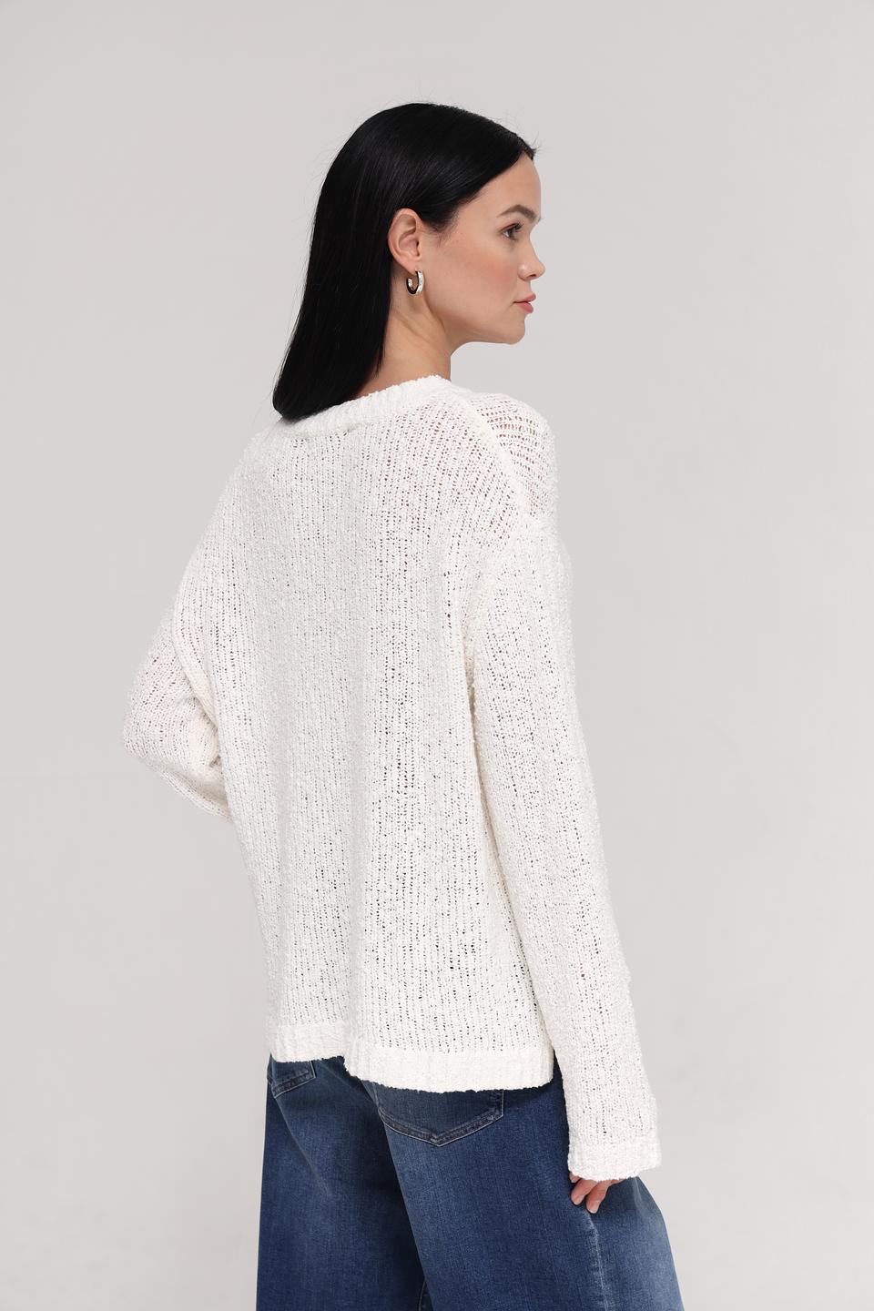 Пуловер Tom Tailor denim белый