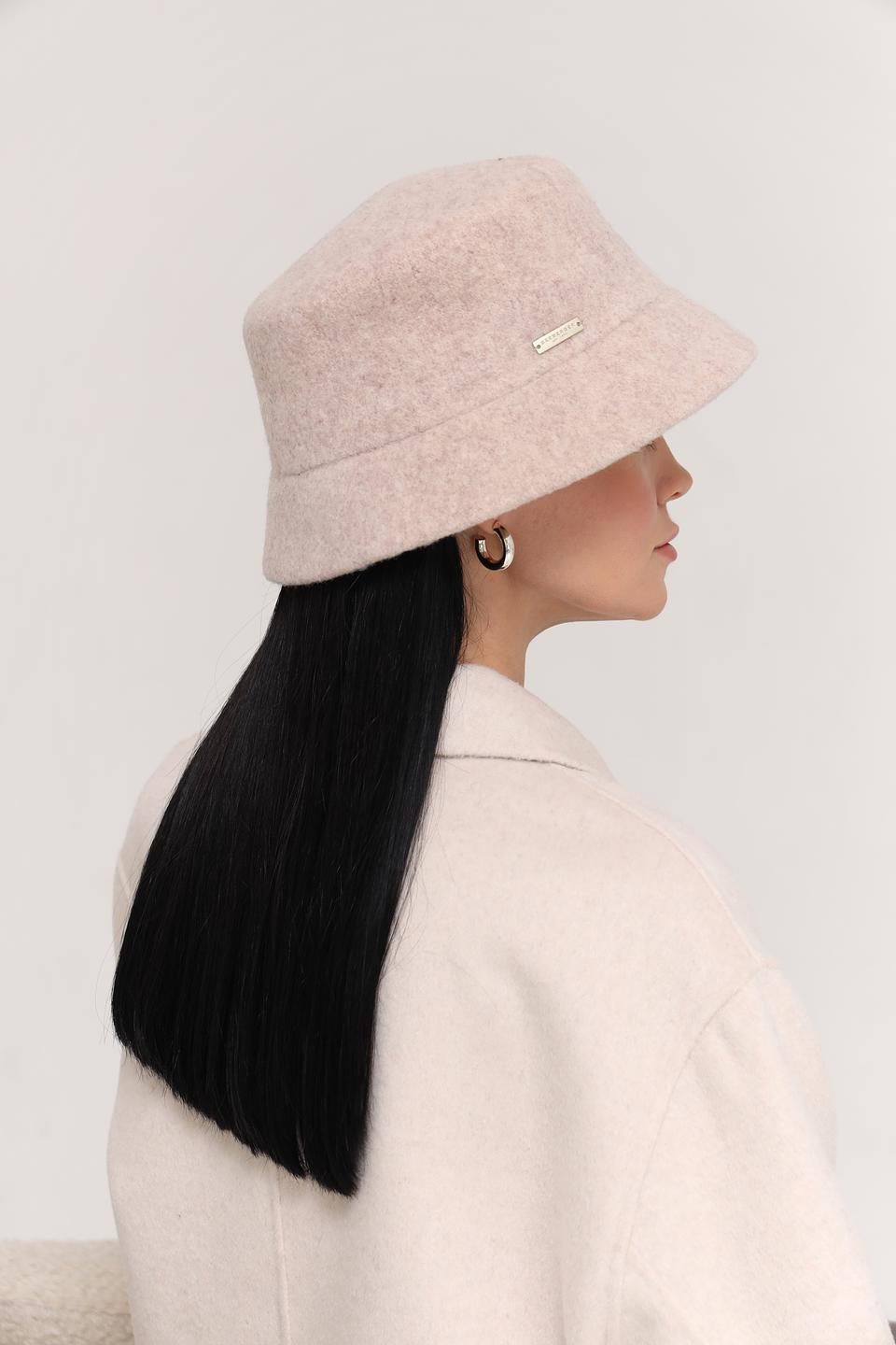 Шляпа Seeberger пудрово-розовая