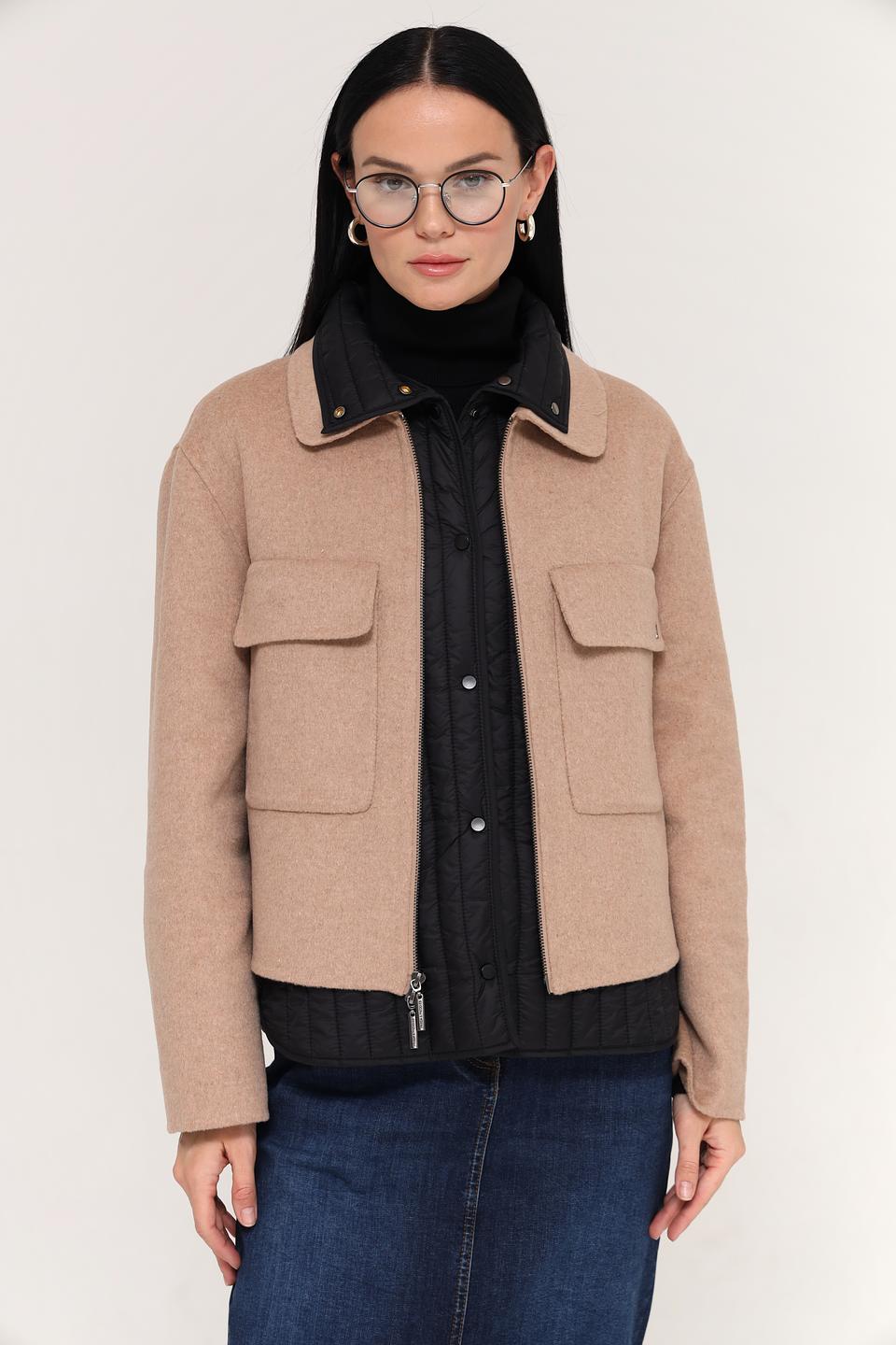 Куртка Frieda and Freddies стеганая бежевая