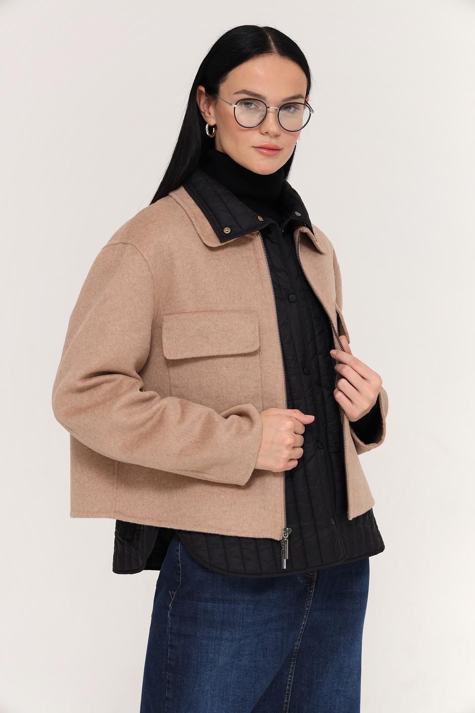 Куртка Frieda and Freddies стеганая бежевая