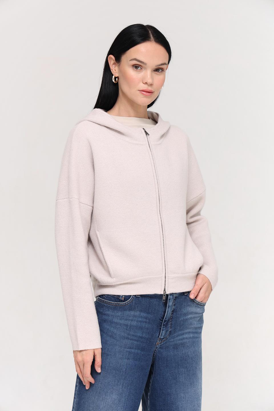 Жакет Catnoir на молнии бежевый