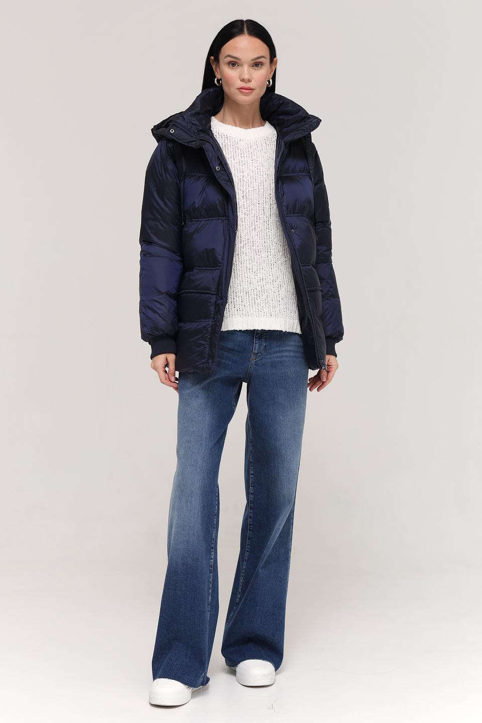 Куртка Marc Aurel стеганая тёмно-синяя