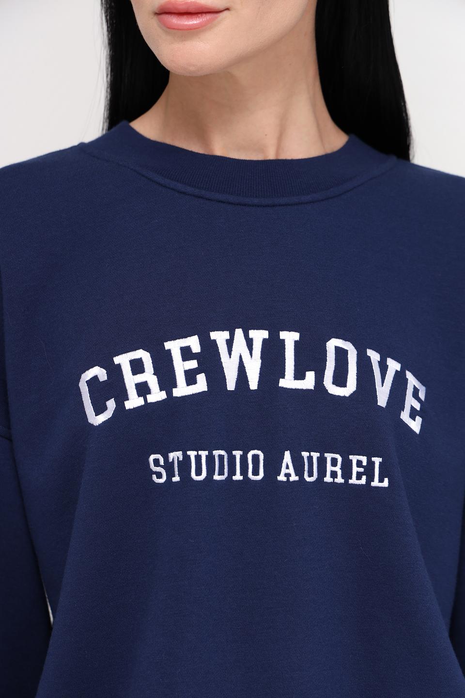 Толстовка Marc Aurel Crewlove синяя