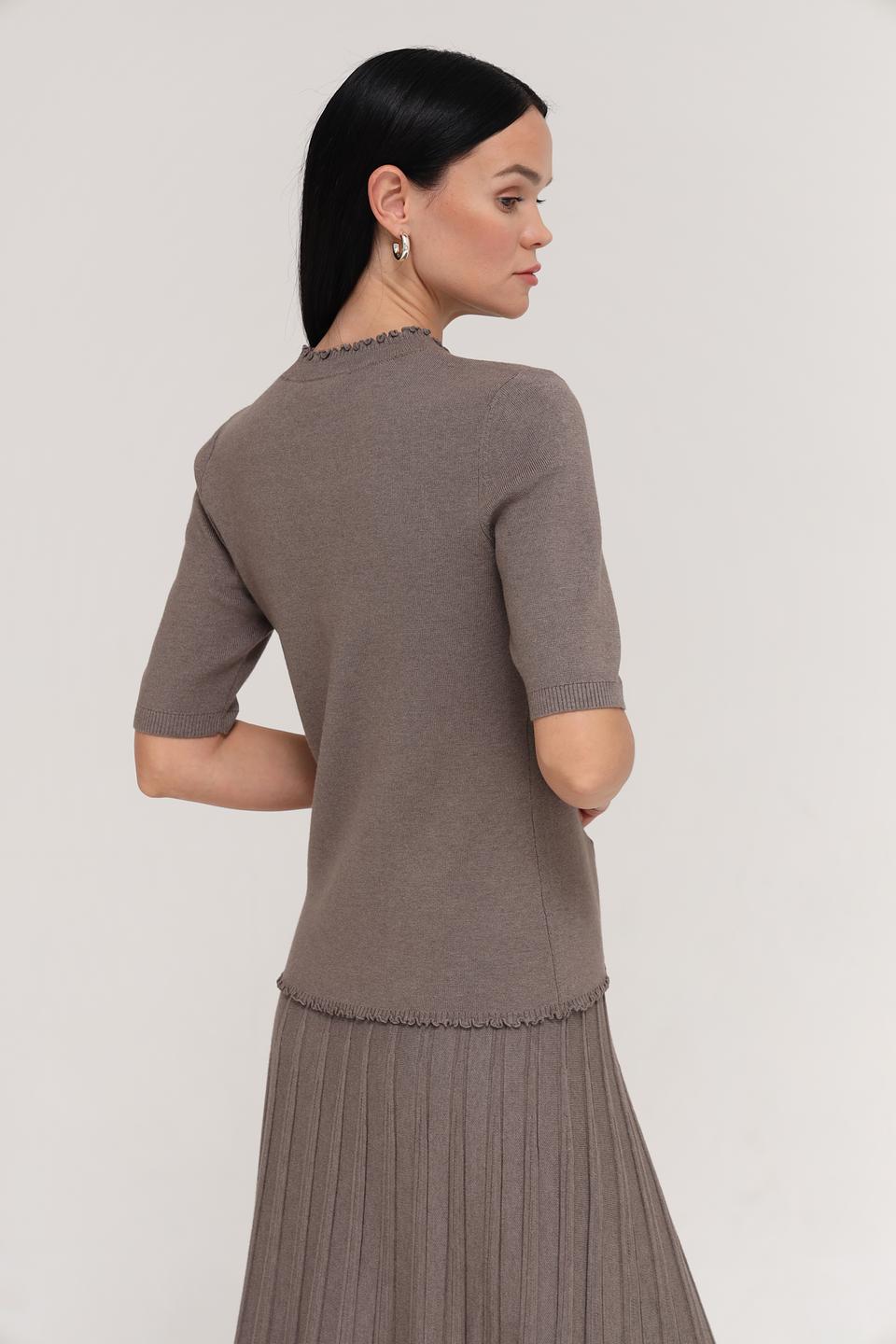 Пуловер Oui с коротким рукавом