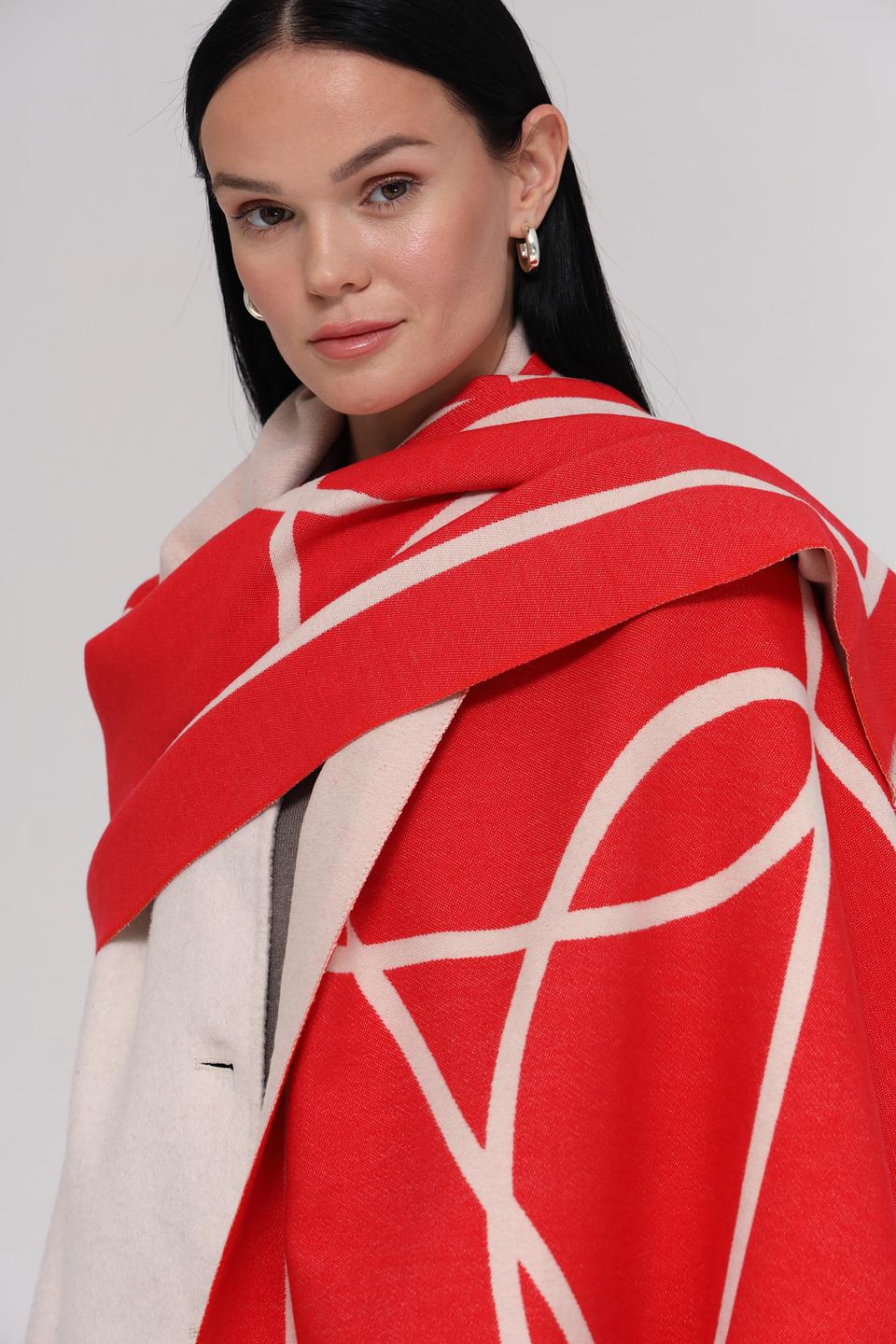Шарф Bianca с геометрическим рисунком