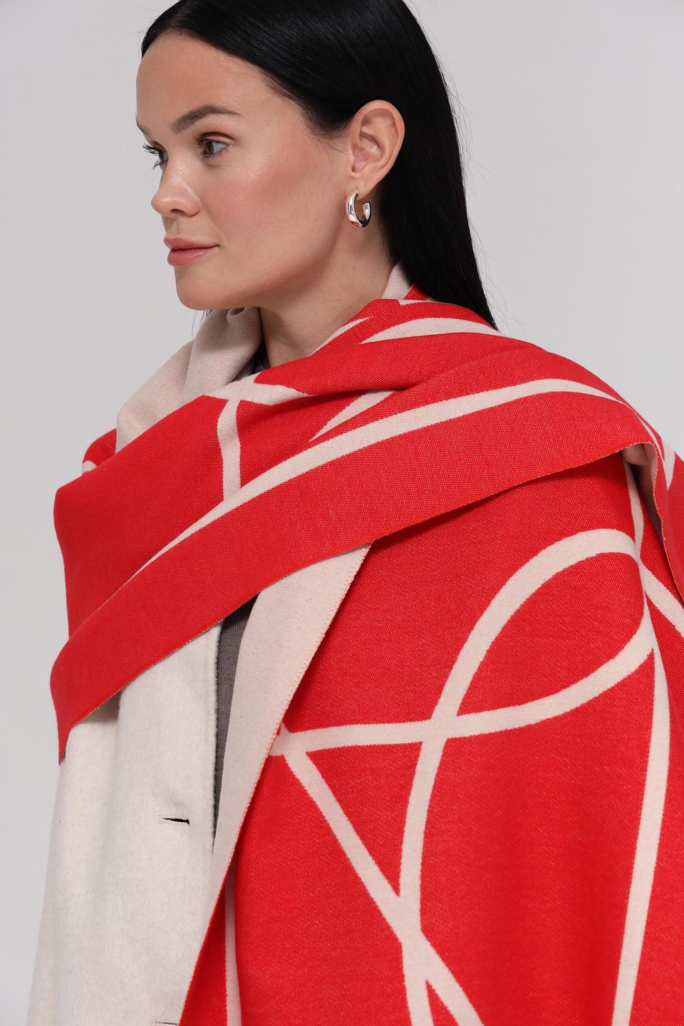 Шарф Bianca с геометрическим рисунком