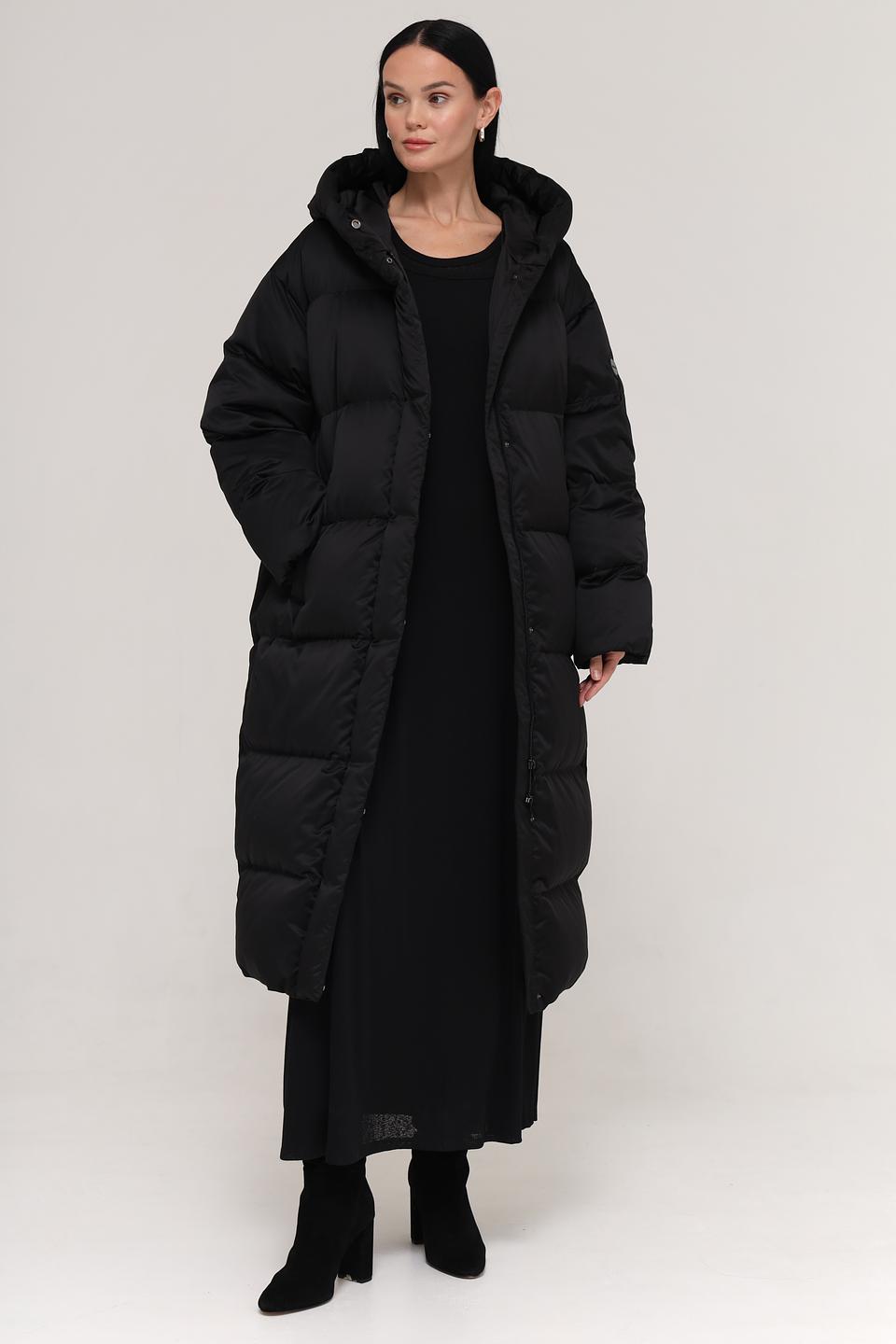 Пальто Marc Cain стеганое чёрное