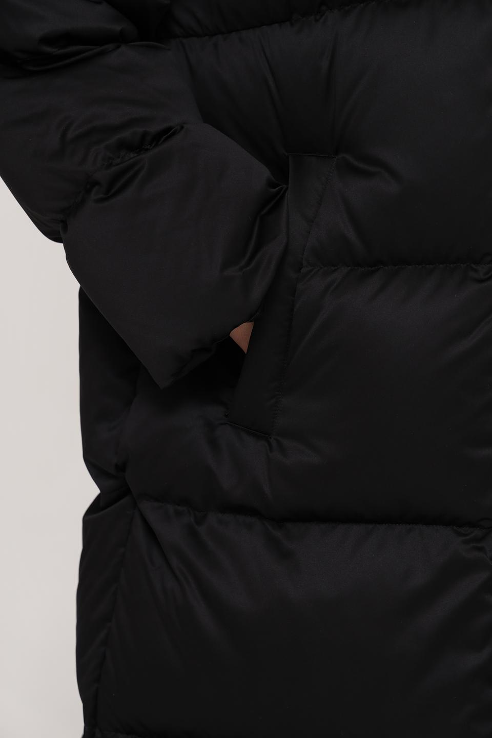 Пальто Marc Cain стеганое чёрное