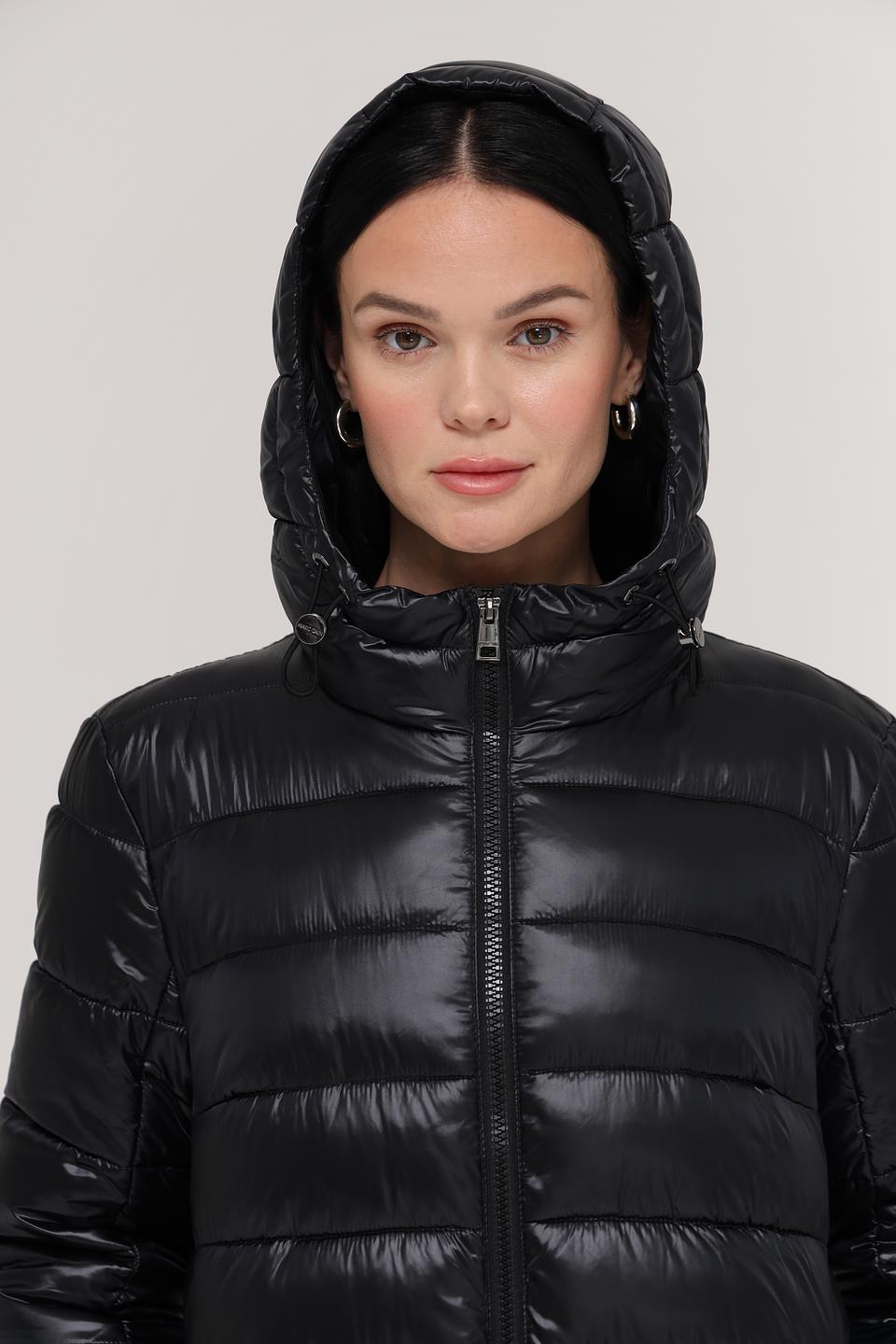 Пальто Marc Cain стеганое чёрное