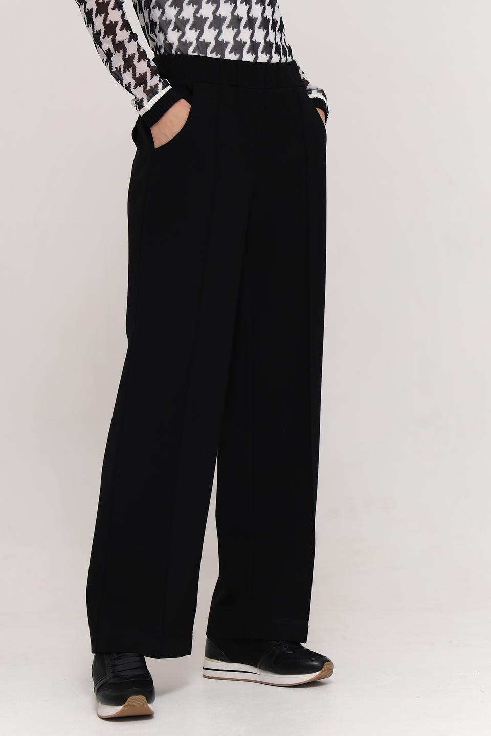 Брюки Catnoir клёш чёрные