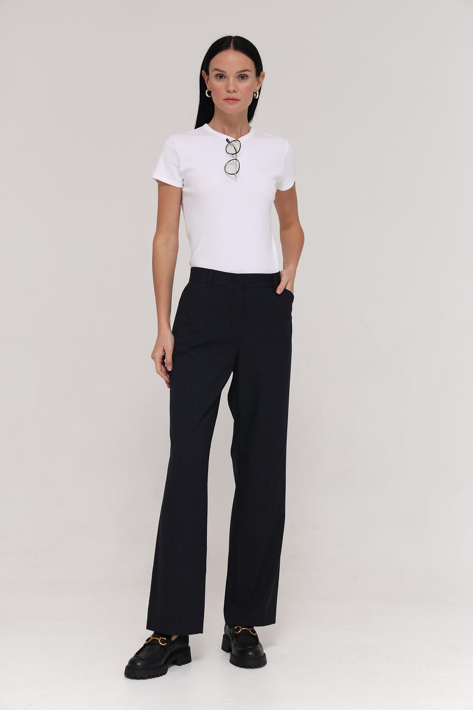 Брюки Gerry Weber в полоску чёрный