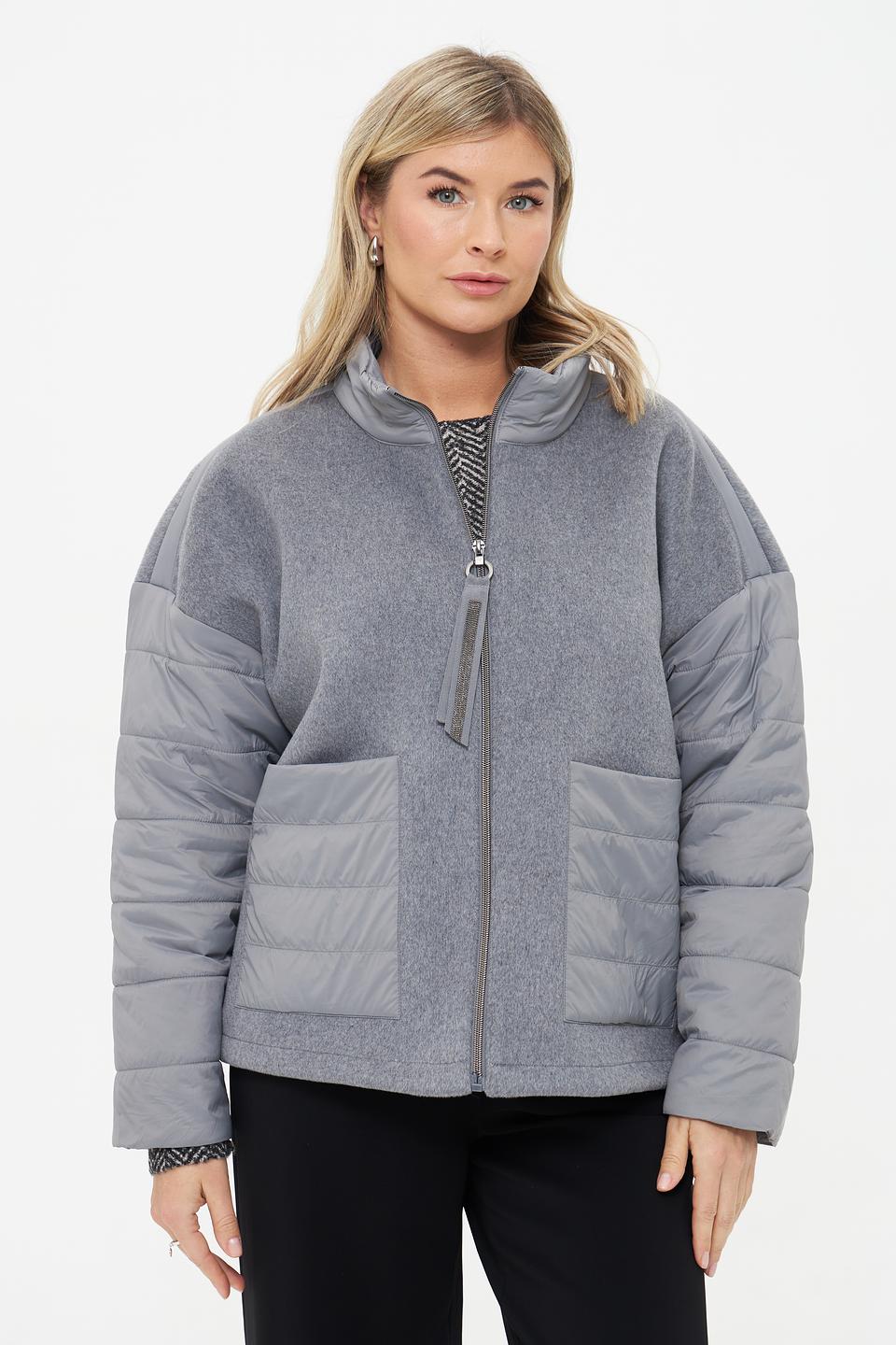 Куртка Rabe collection серая стеганая