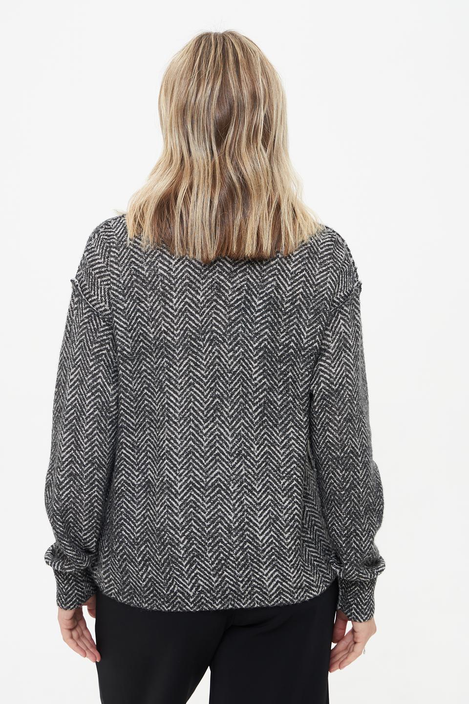 Пуловер Monari в ёлочку