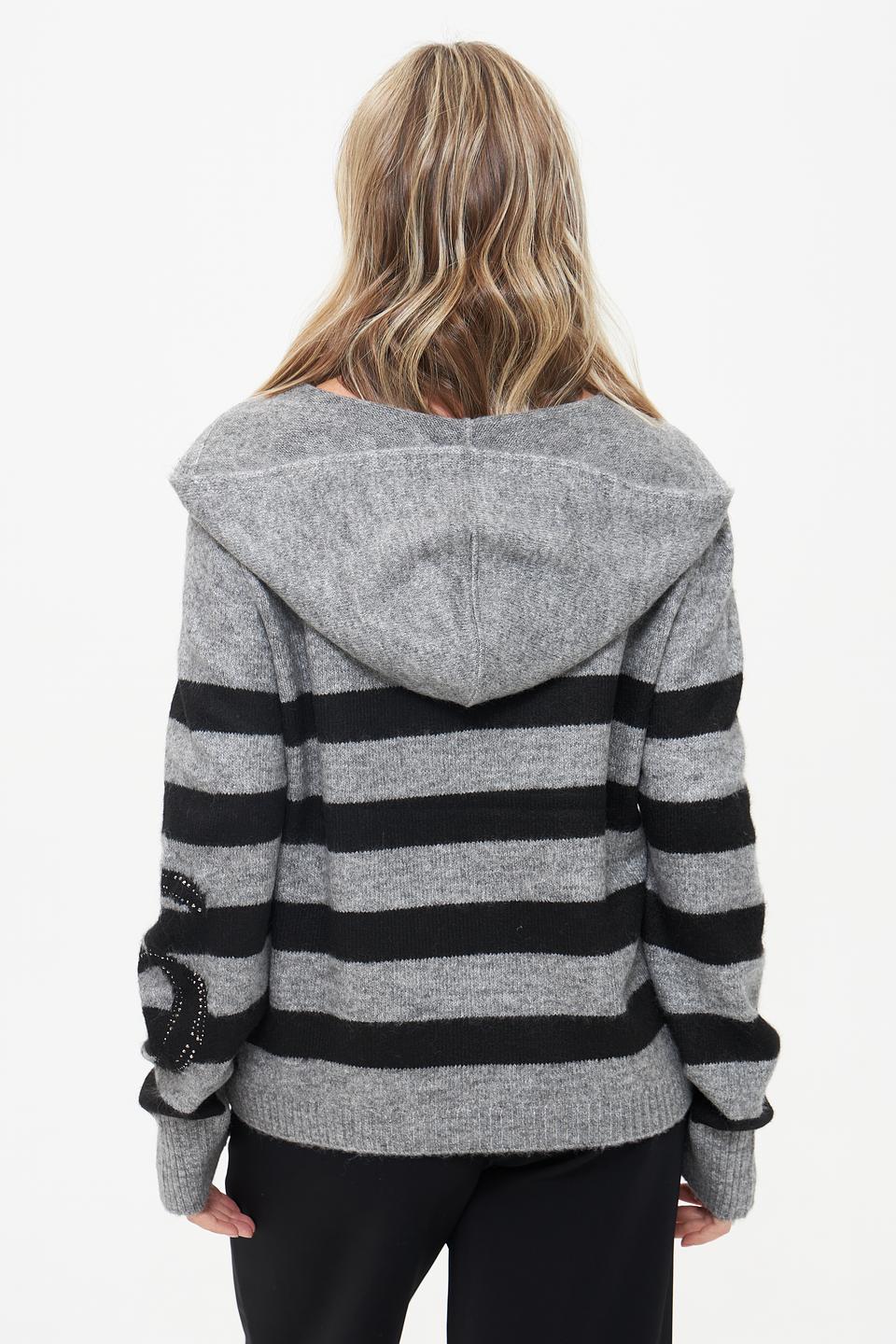 Пуловер Monari в полоску с логотипом