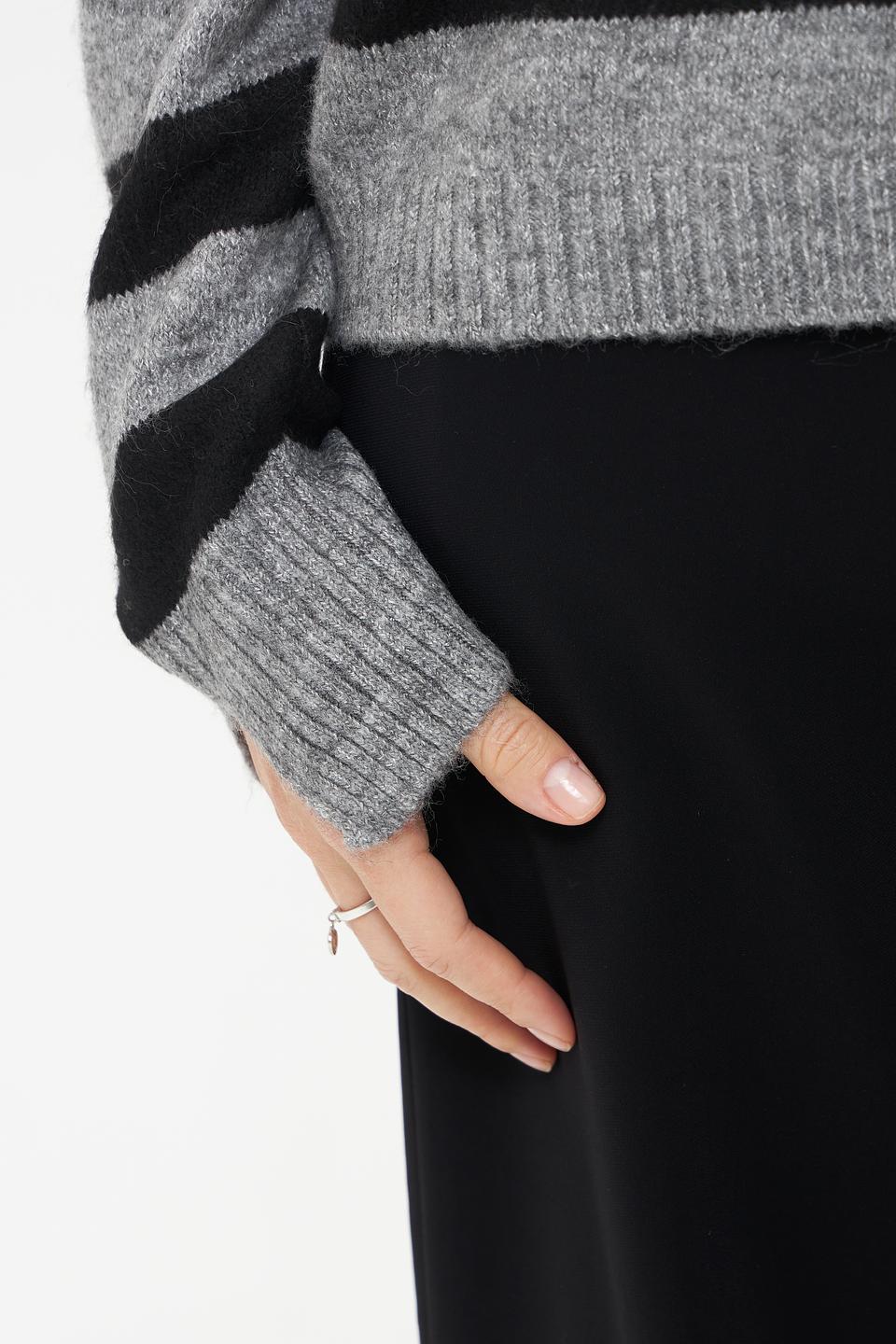 Пуловер Monari в полоску с логотипом