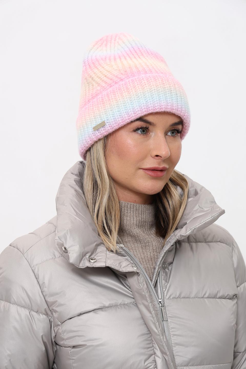 Шапка Seeberger разноцветная