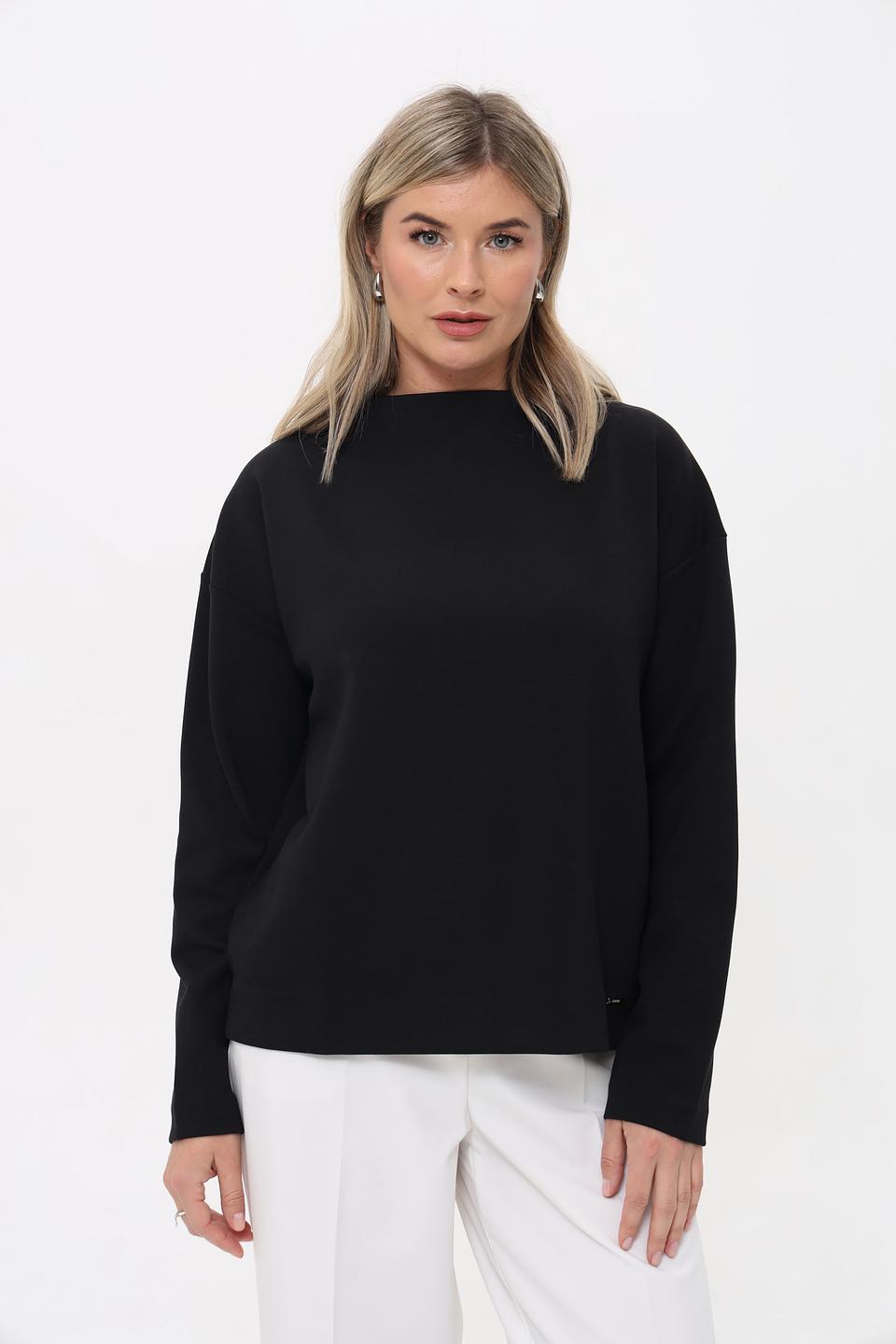 Пуловер Cinque чёрный с горлом