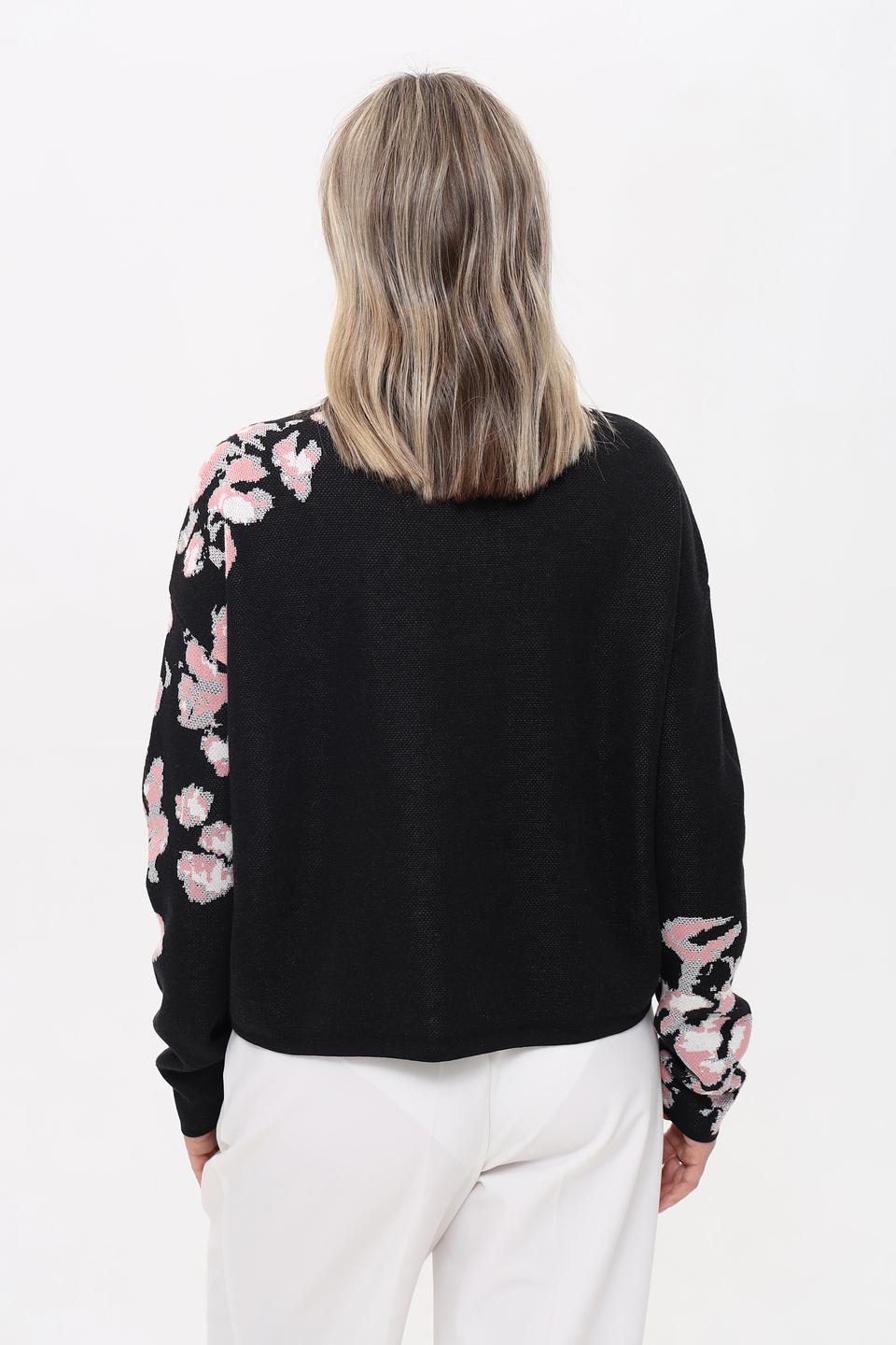 Пуловер Taifun с цветочным принтом