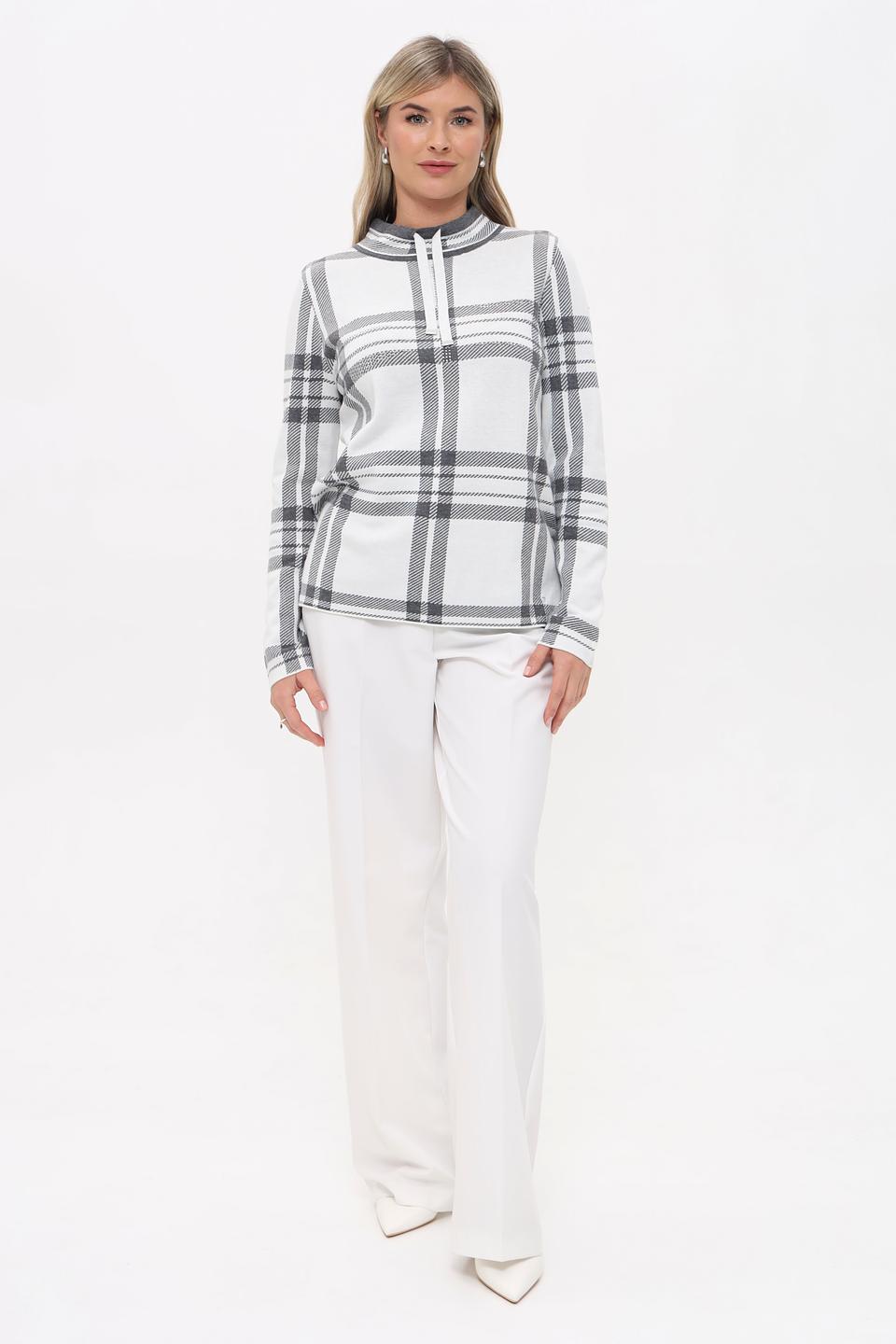 Пуловер Olsen в клетку