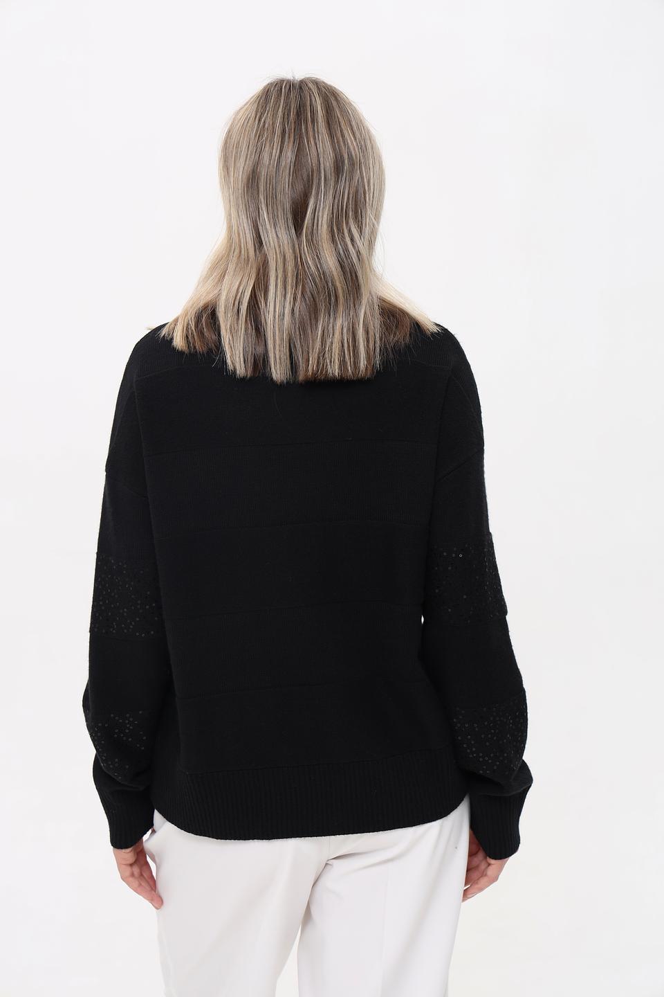 Пуловер Gerry Weber с пайетками чёрный