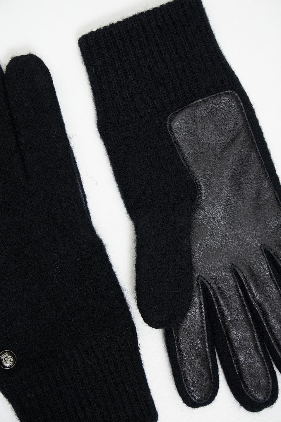 Перчатки Roeckl чёрные шерсть/кашемир