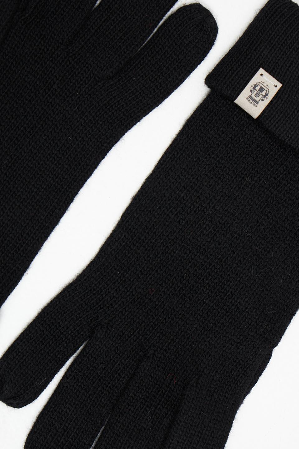 Перчатки Roeckl чёрные вязаные